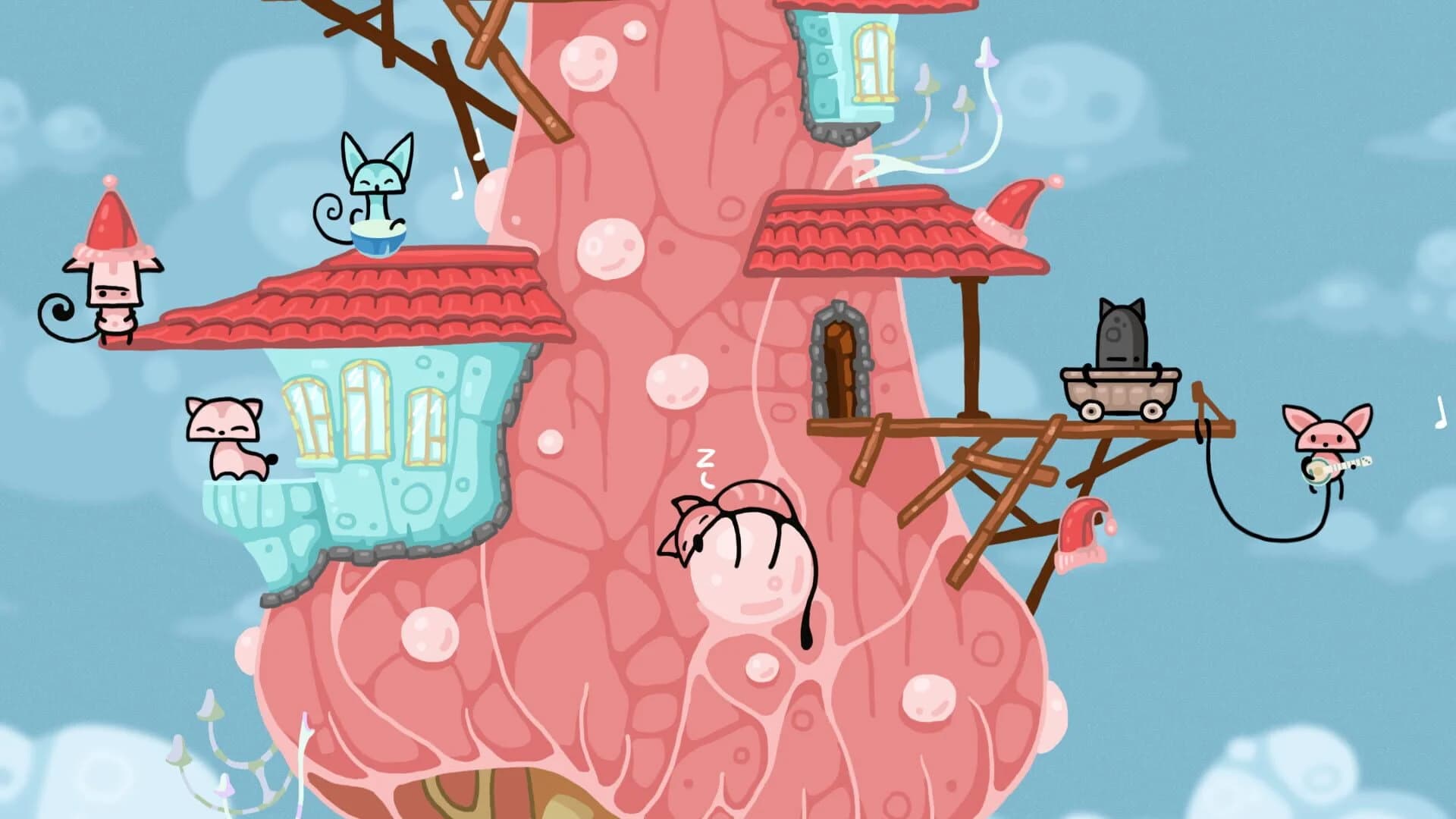 Mushroom Cats screenshot 1