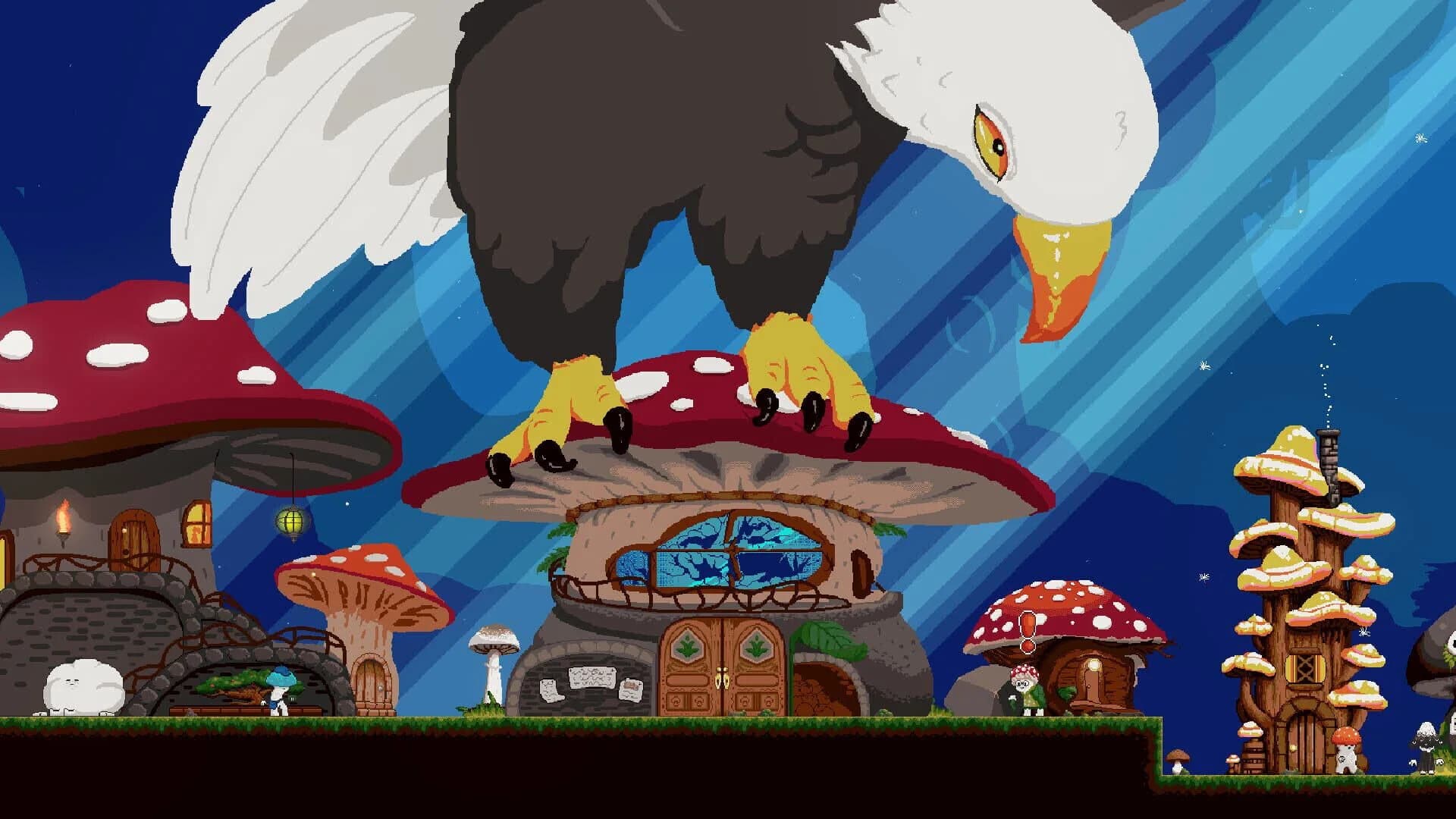 Mushroom Kid's Big Grass Sword screenshot 2