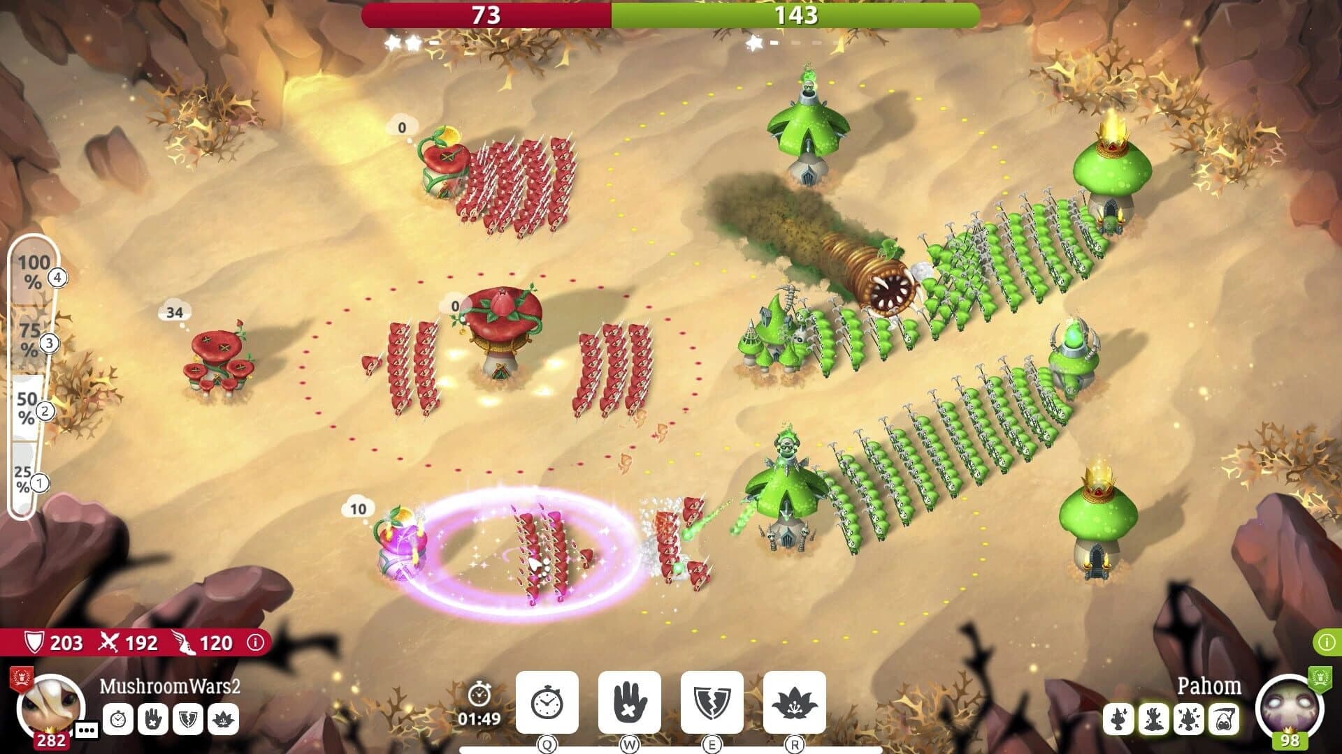 Mushroom Wars 2: Episode 3 - Red & Furious screenshot 2