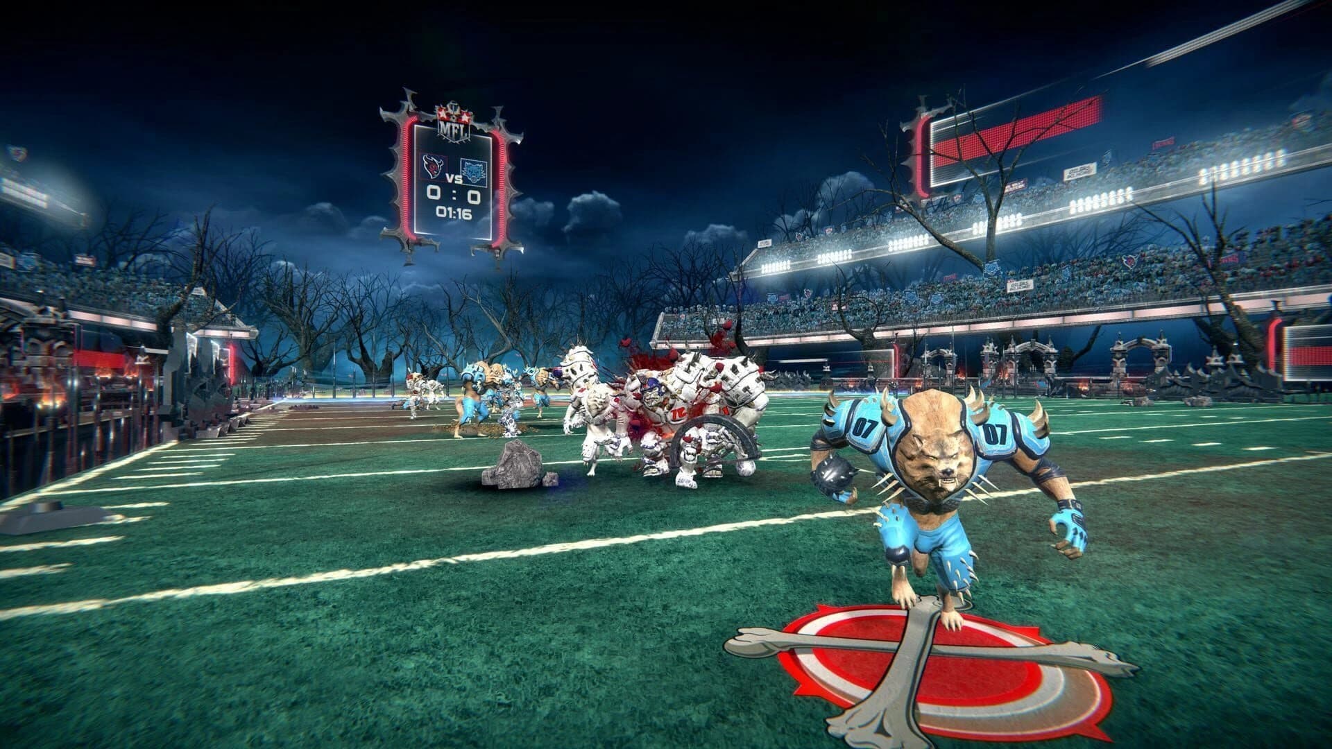 Mutant Football League: Gnashville Lycans screenshot 3