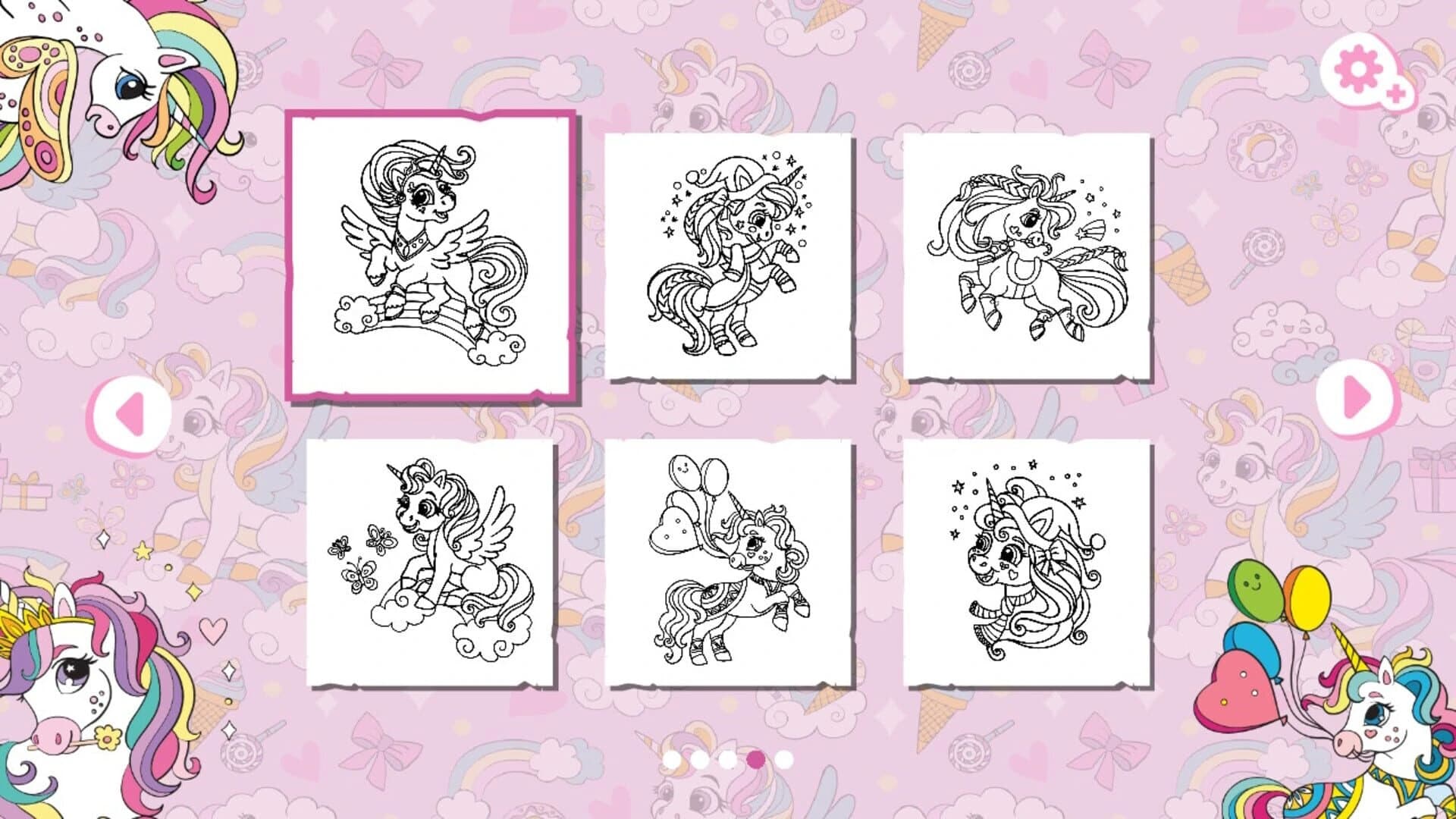 My Cute Unicorns: Coloring Book screenshot 2