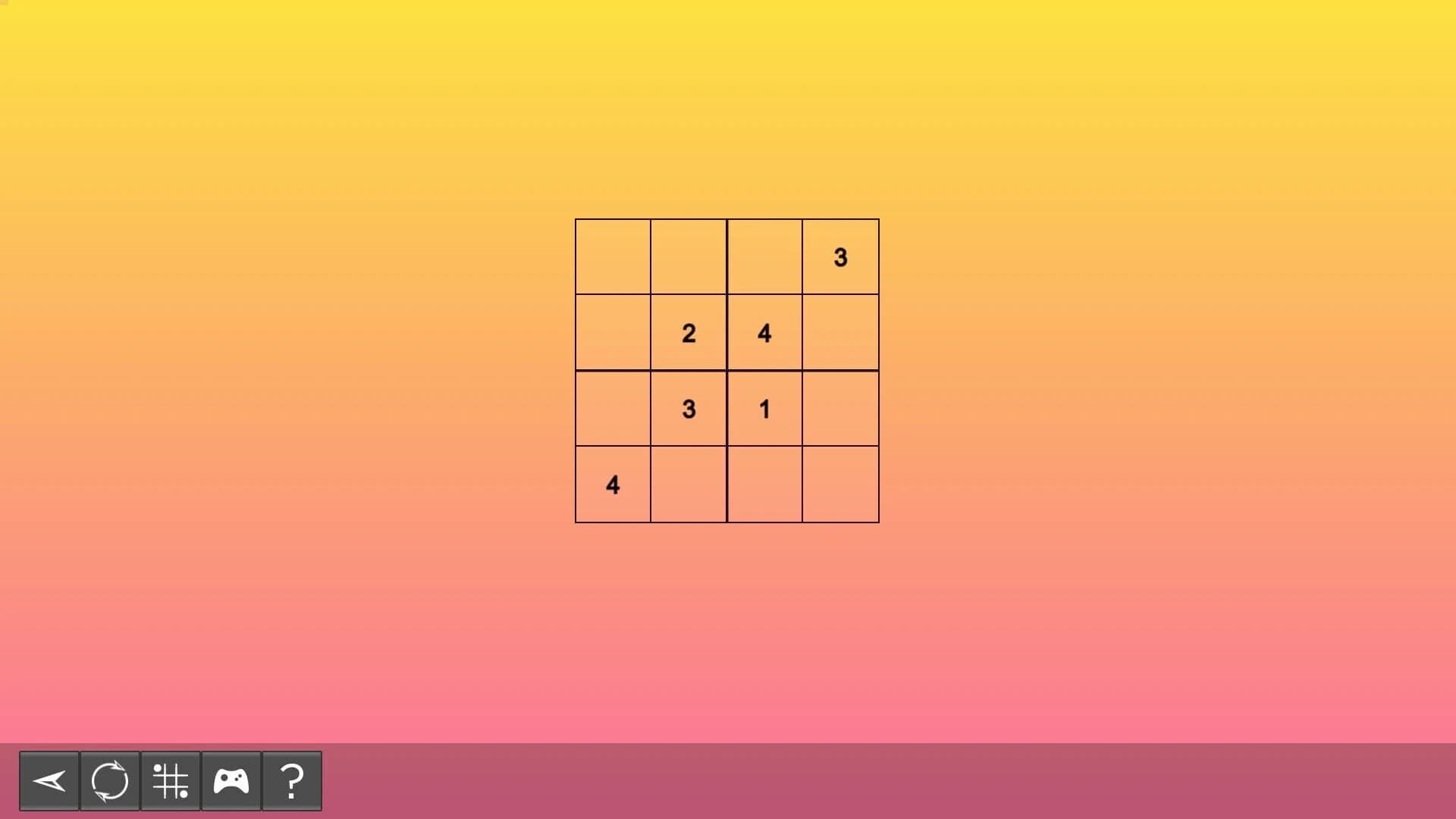 My Sudoku: Classic 4x4 Easy 2 screenshot 2