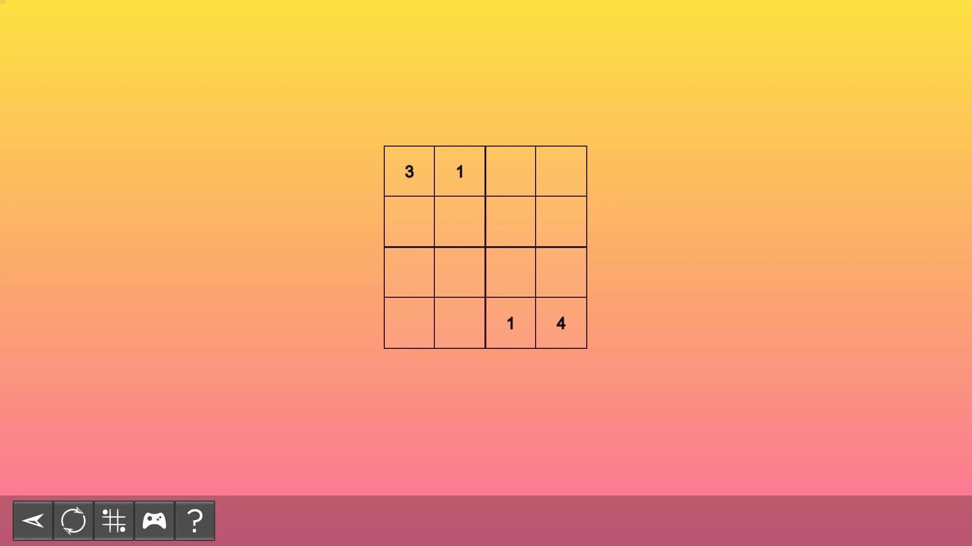 My Sudoku: Classic 4x4 Easy 2 screenshot 3