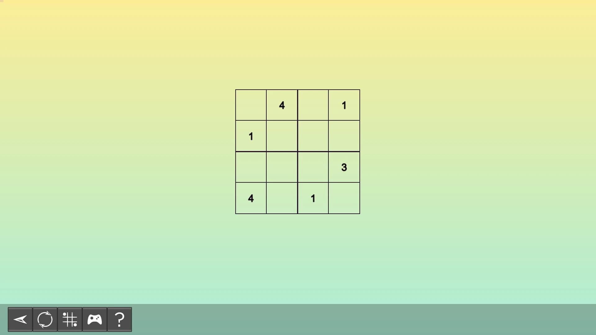My Sudoku: Classic 4x4 Easy 3 screenshot 1