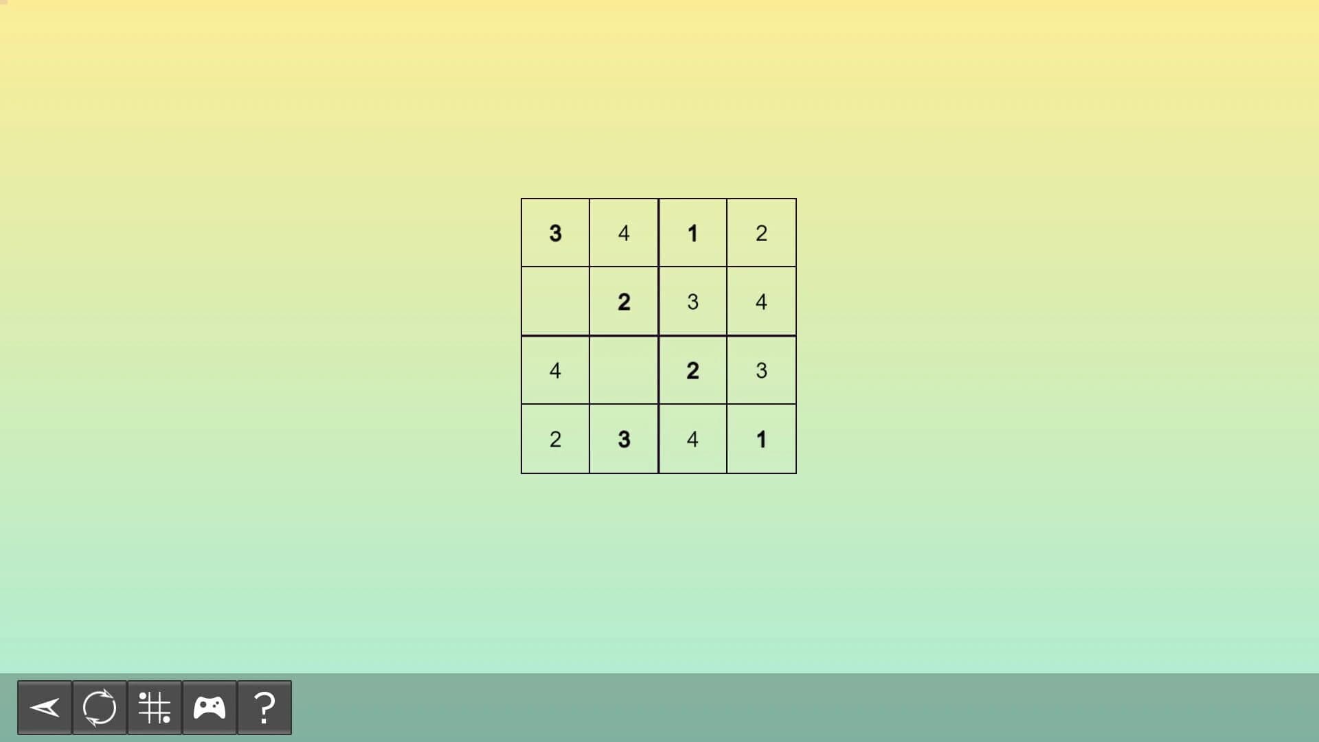My Sudoku: Classic 4x4 Easy 3 screenshot 2