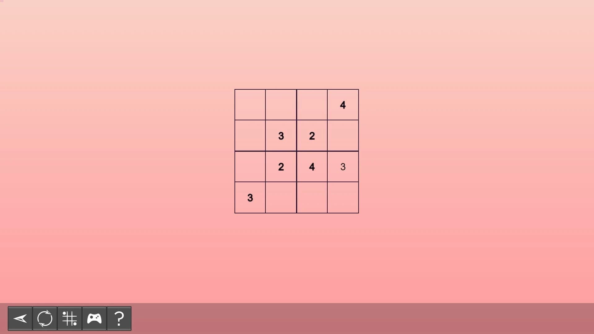My Sudoku: Classic 4x4 Easy 4 screenshot 1