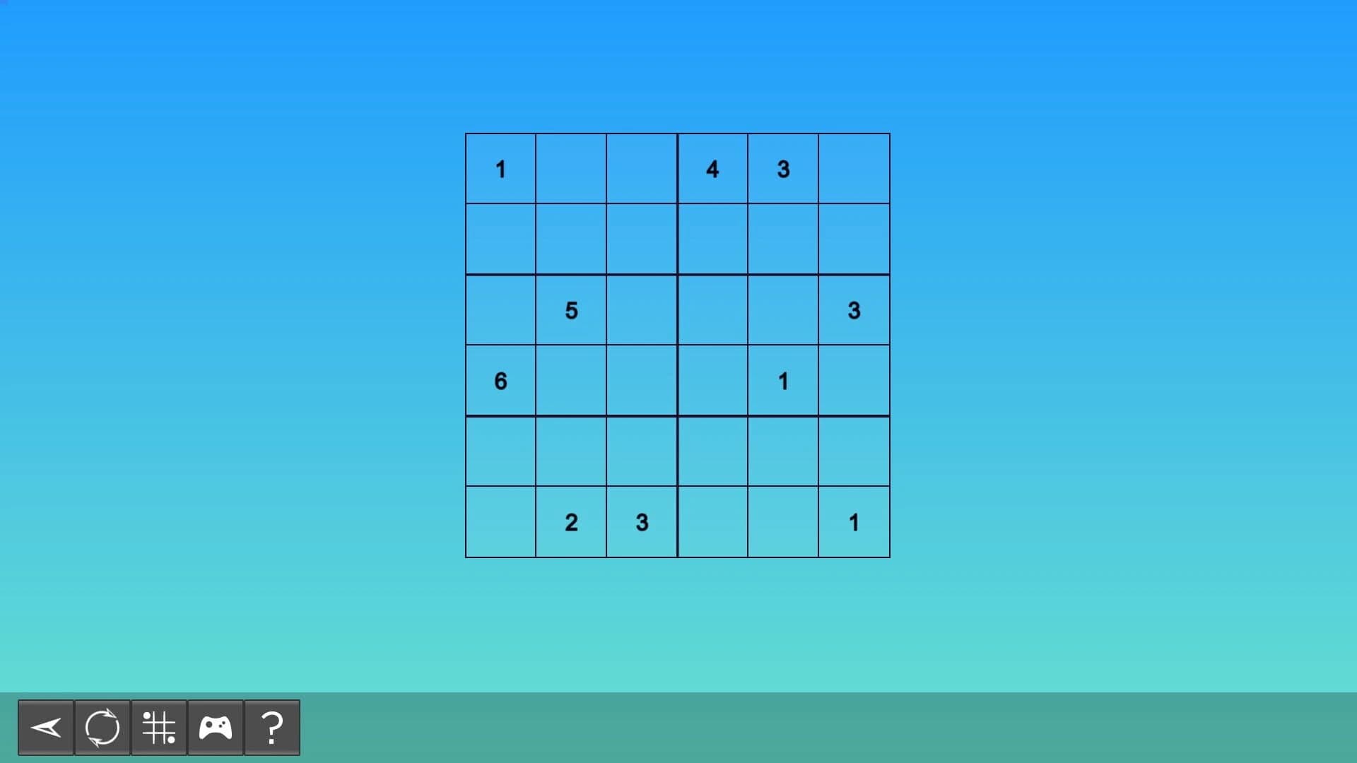 My Sudoku: Classic 6x6 Medium 4 screenshot 3