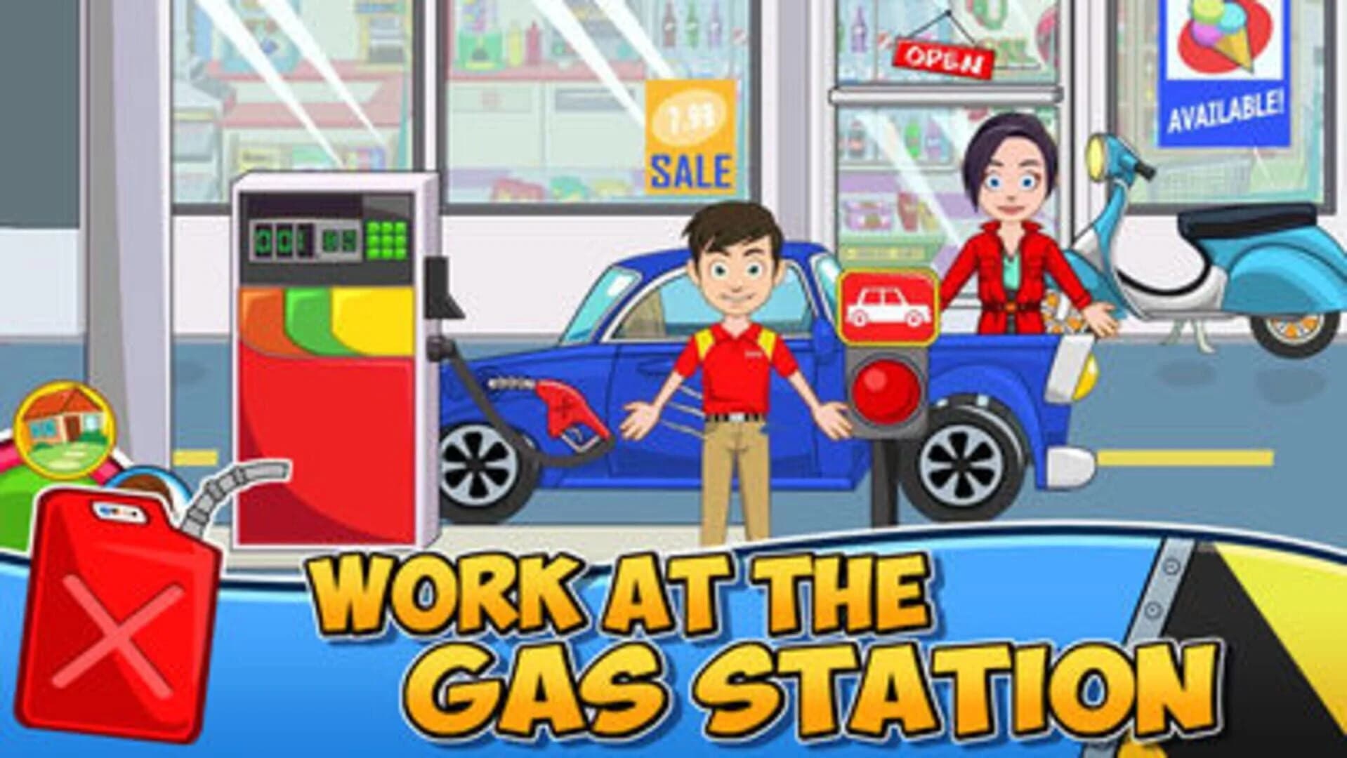 My Town: Car (wash, fix & drive cars) screenshot 4