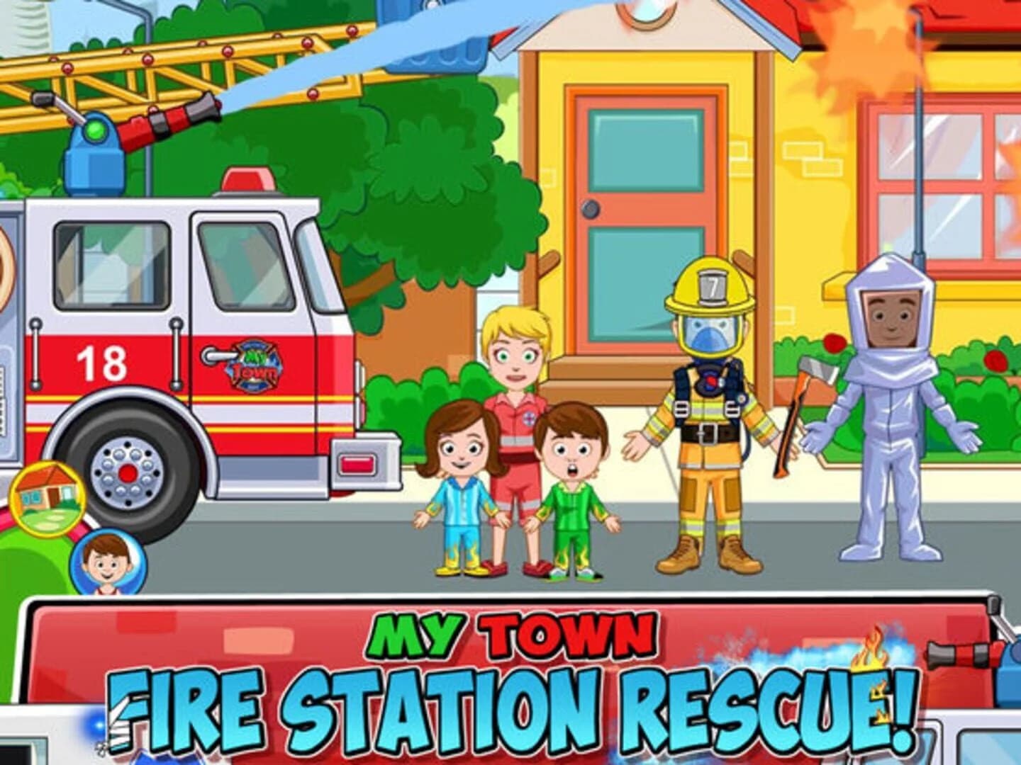 My Town: Fire station Rescue screenshot 4