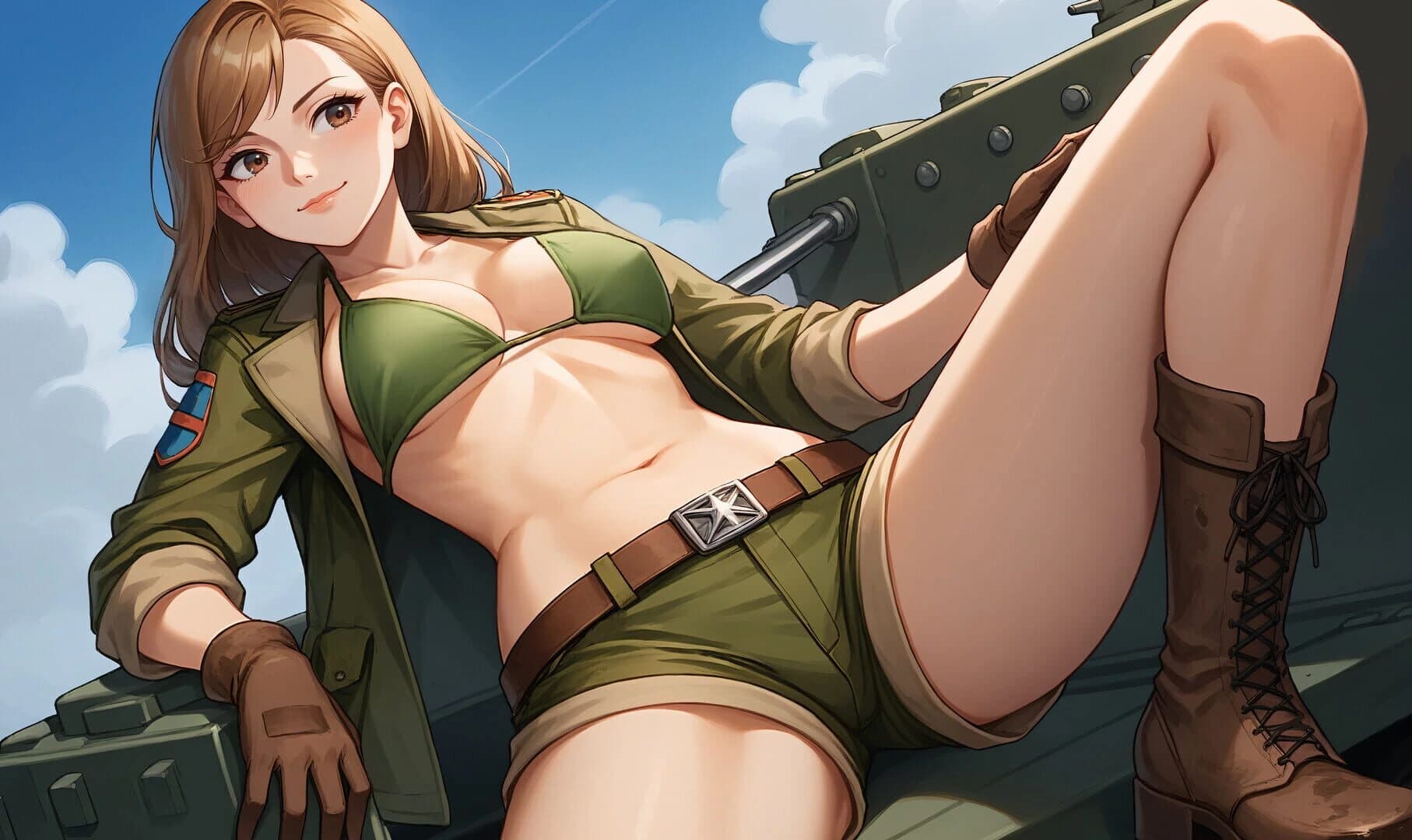 My Waifu Is A Tank Girl! screenshot 5