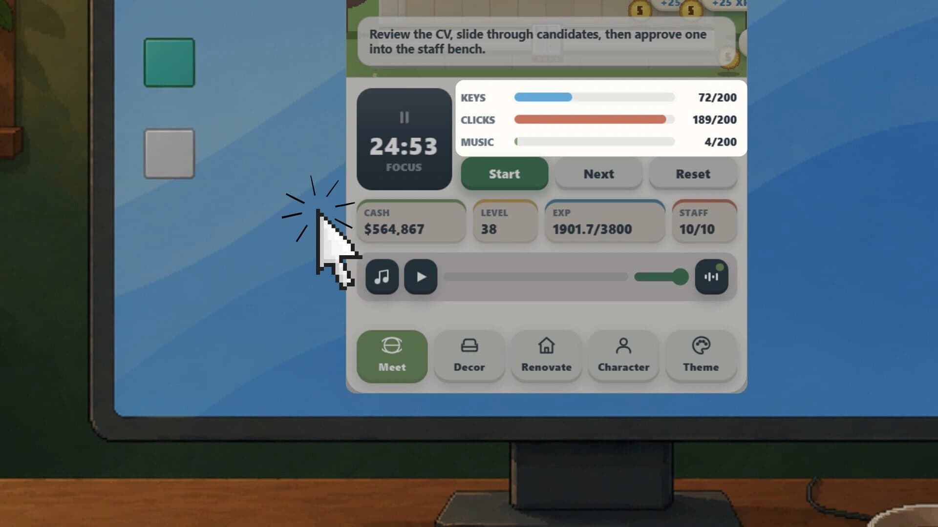 MyBiz: Pomodoro Desk Tycoon screenshot 2