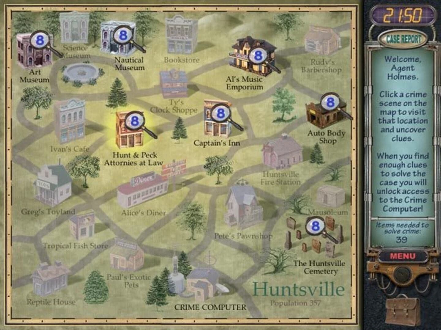 Mystery Case Files: Huntsville screenshot 1