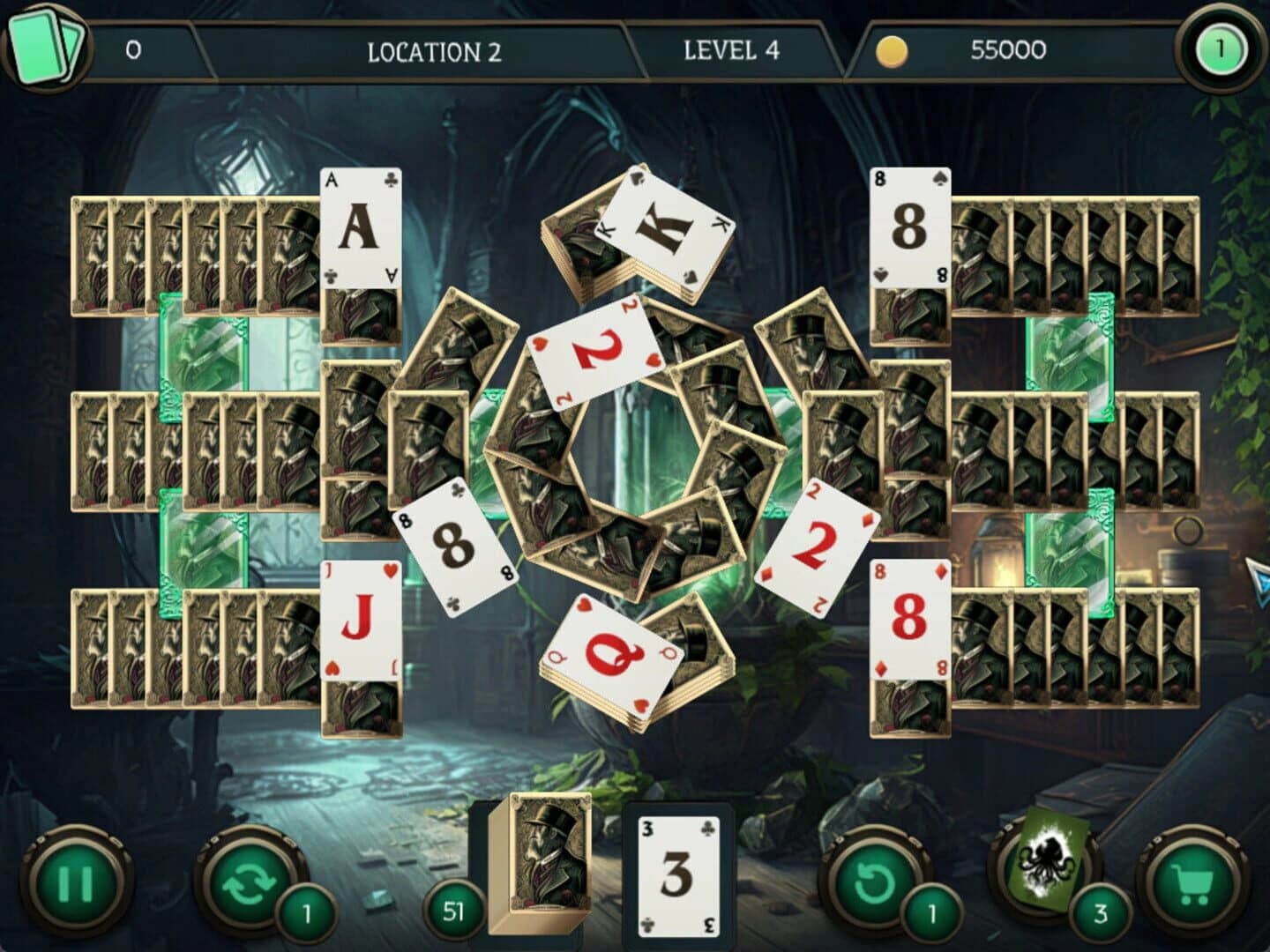 Mystery Solitaire: Cthulhu Mythos 2 screenshot 1