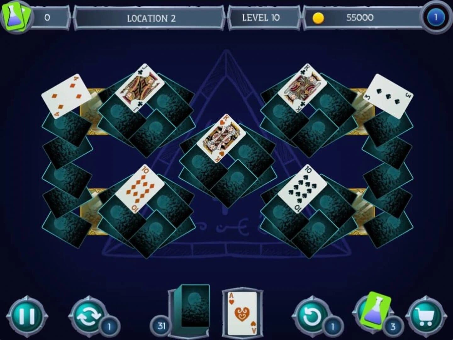 Mystery Solitaire: Powerful Alchemist 3 screenshot 2