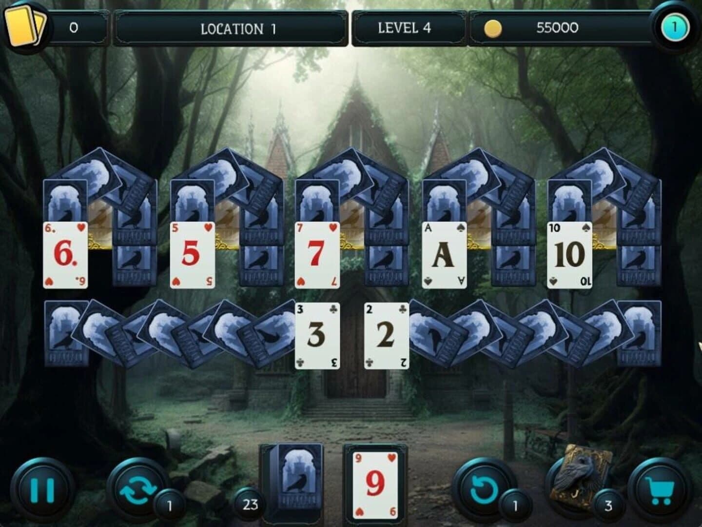 Mystery Solitaire: The Black Raven 5 screenshot 1