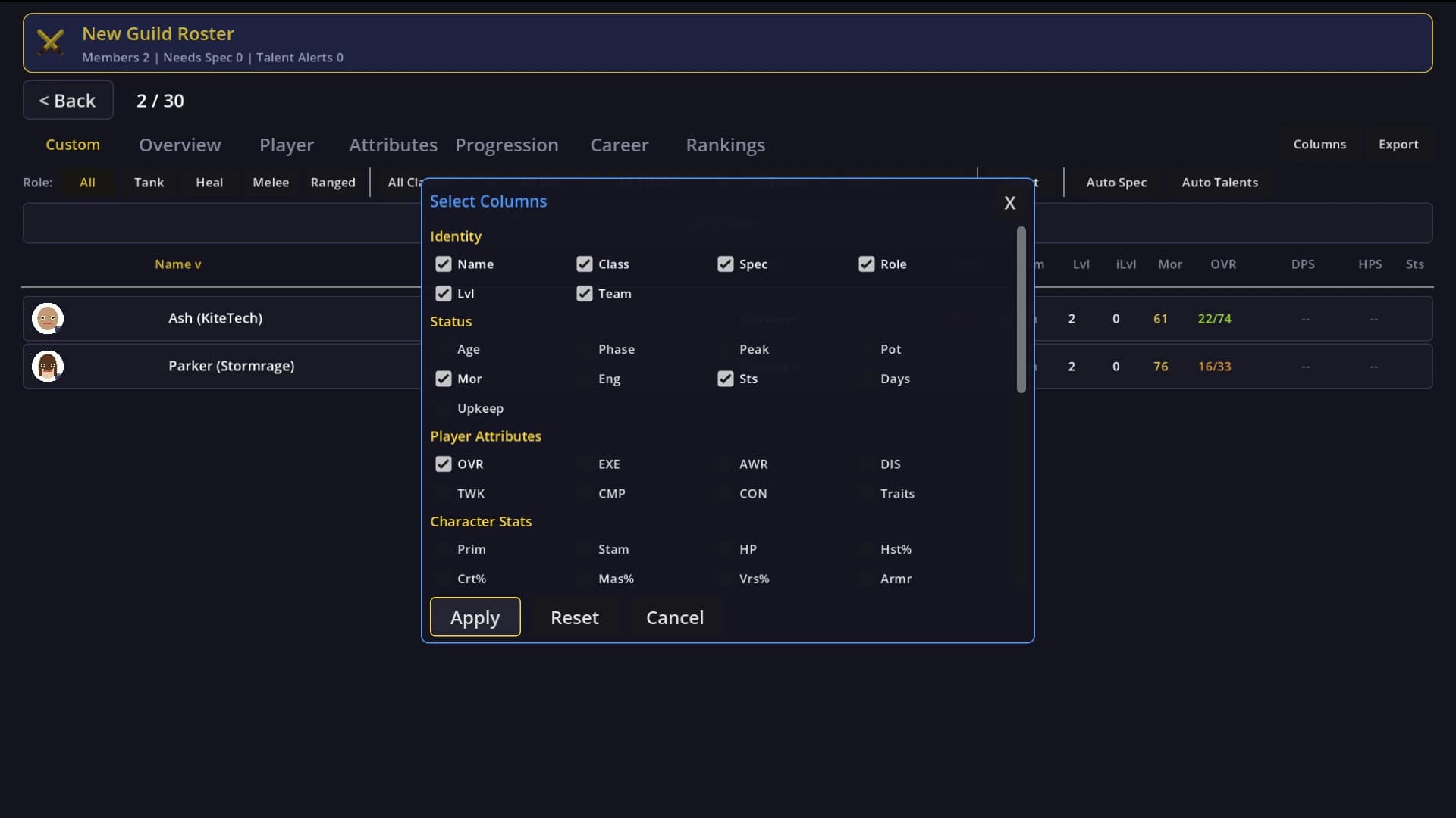 Mythic Manager screenshot 1