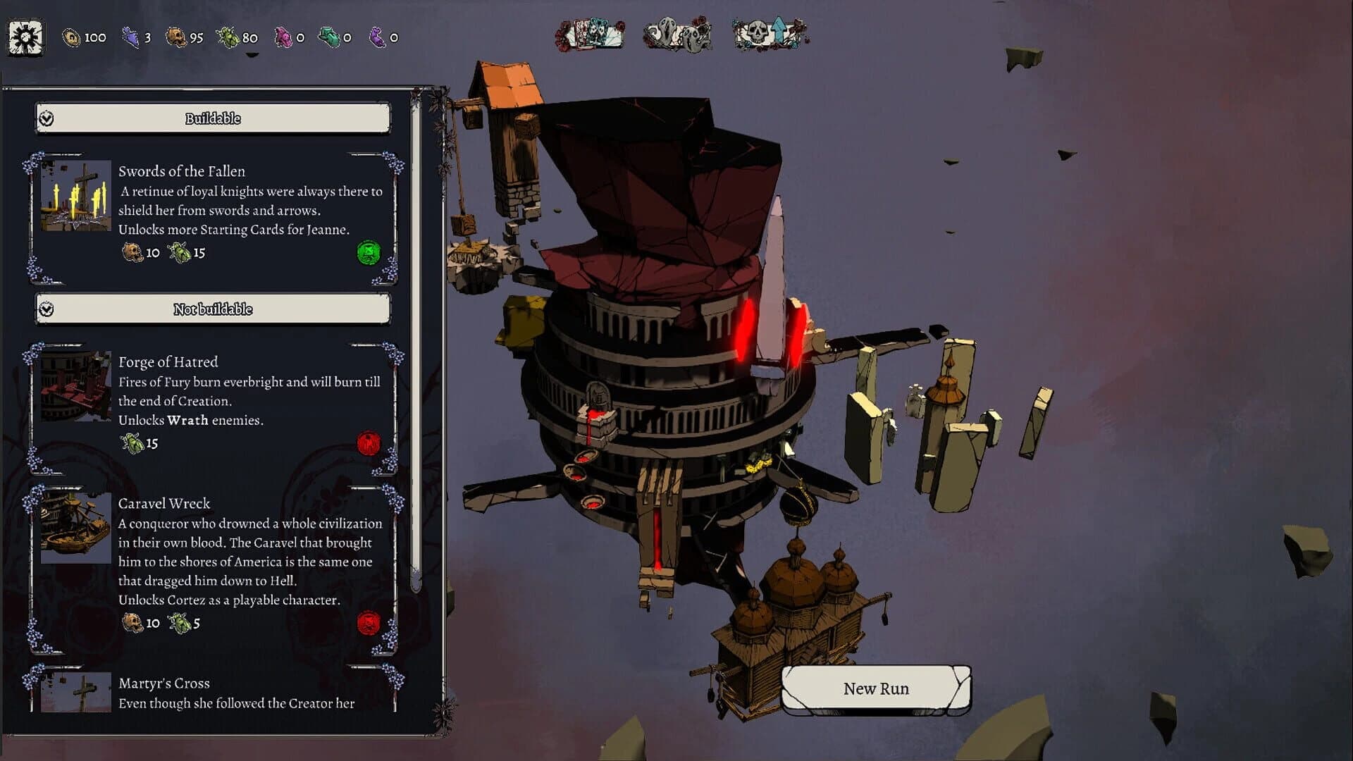 Nadir: A Grimdark Deckbuilder screenshot 1