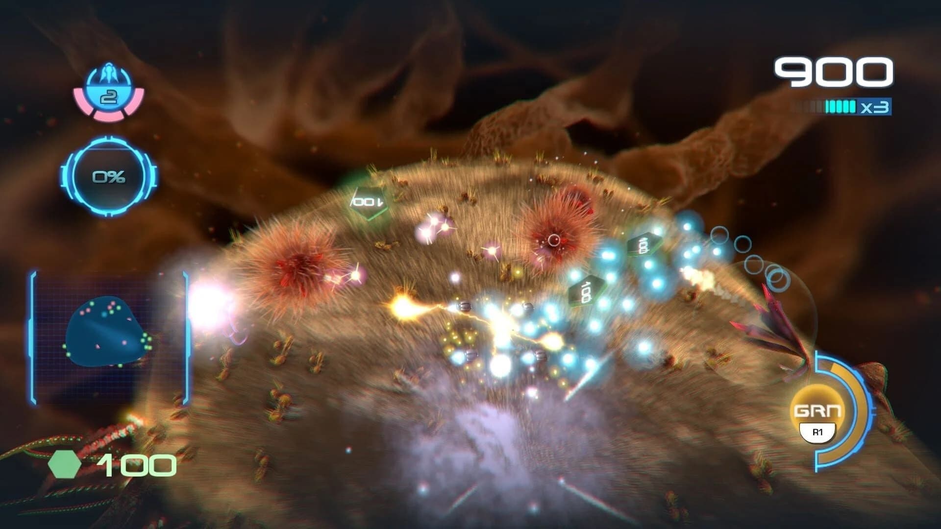 Nano Assault Neo-X screenshot 2