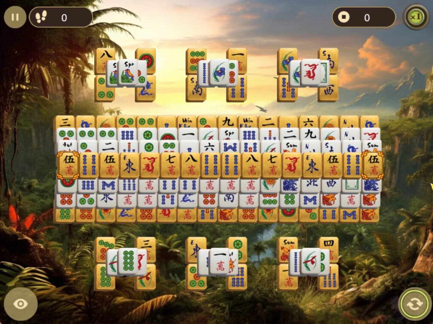 Nature Mahjong screenshot 1