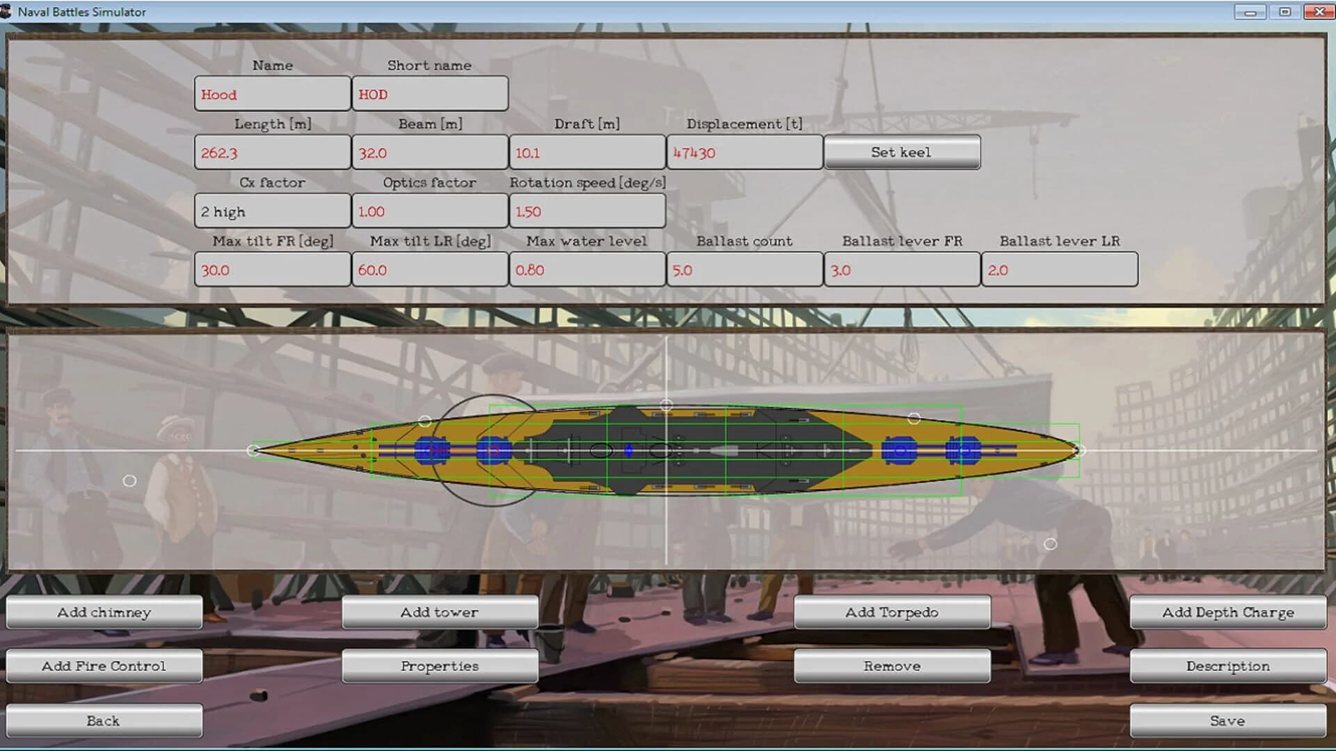 Naval Battles Simulator screenshot 1