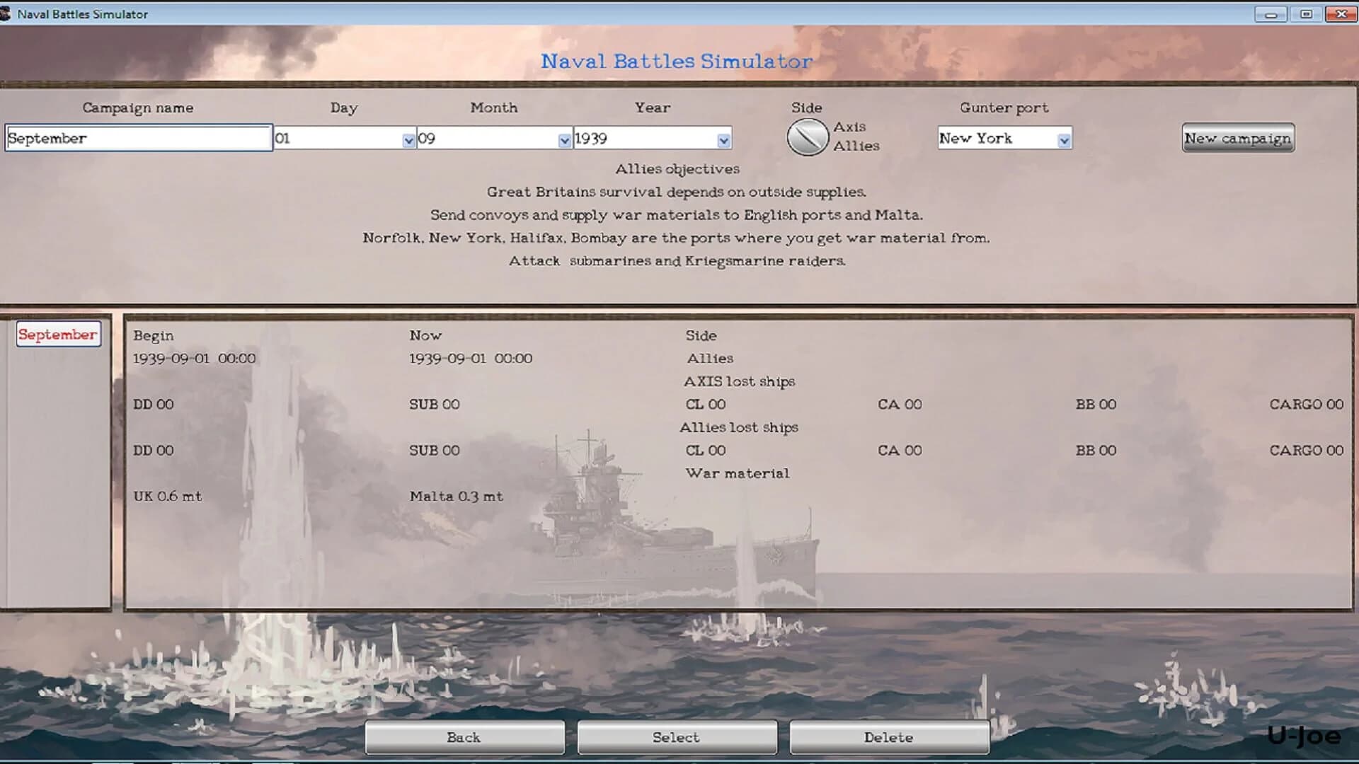 Naval Battles Simulator screenshot 3