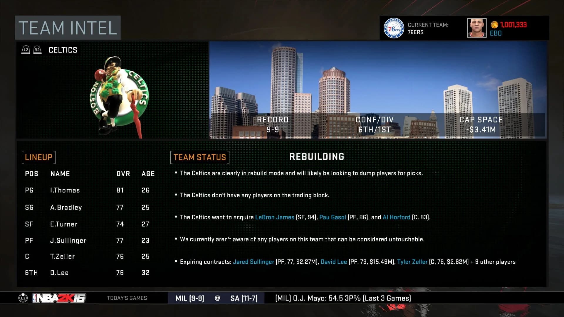 NBA 2K16 screenshot 1