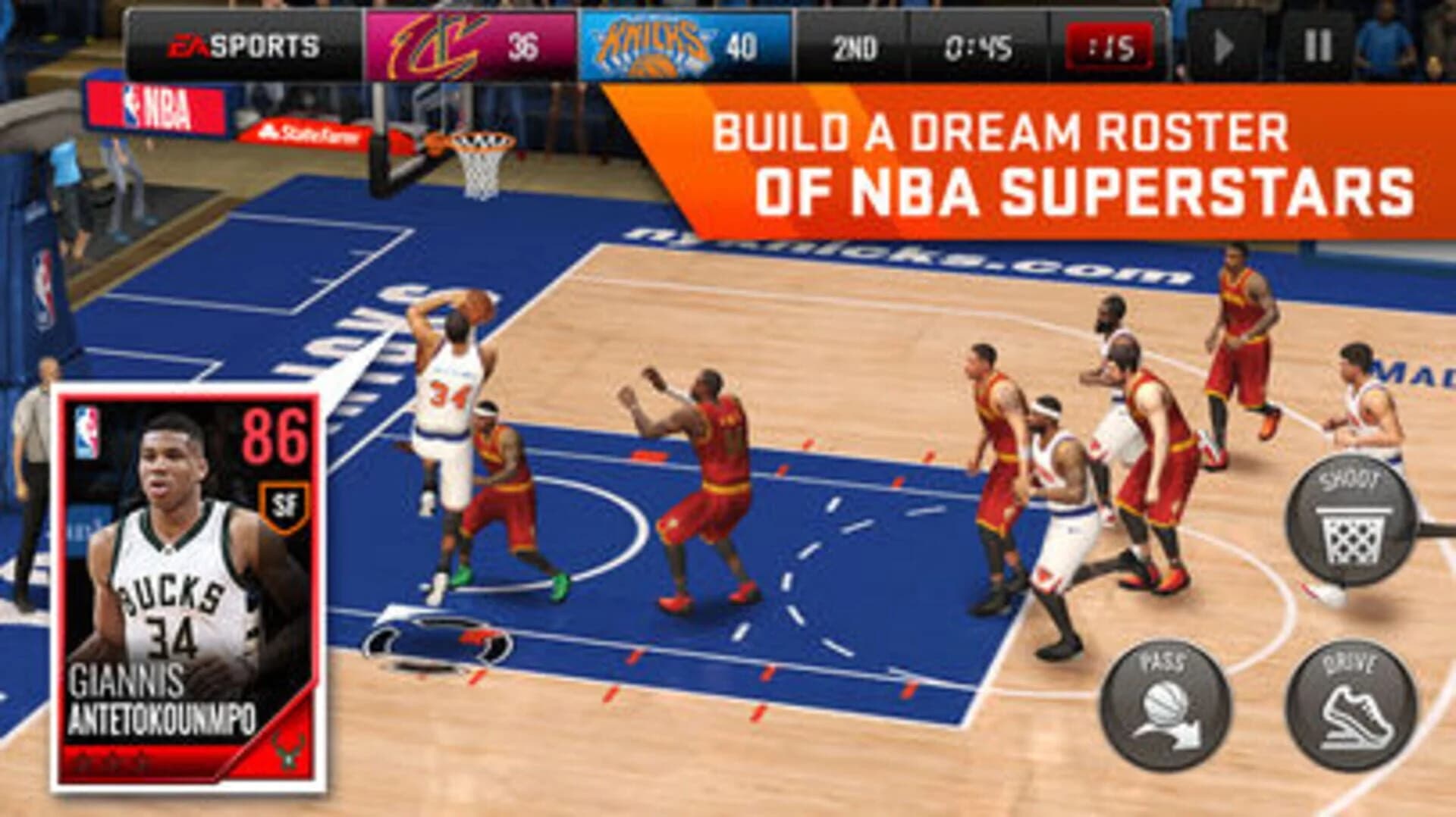 NBA Live Mobile Basketball screenshot 4