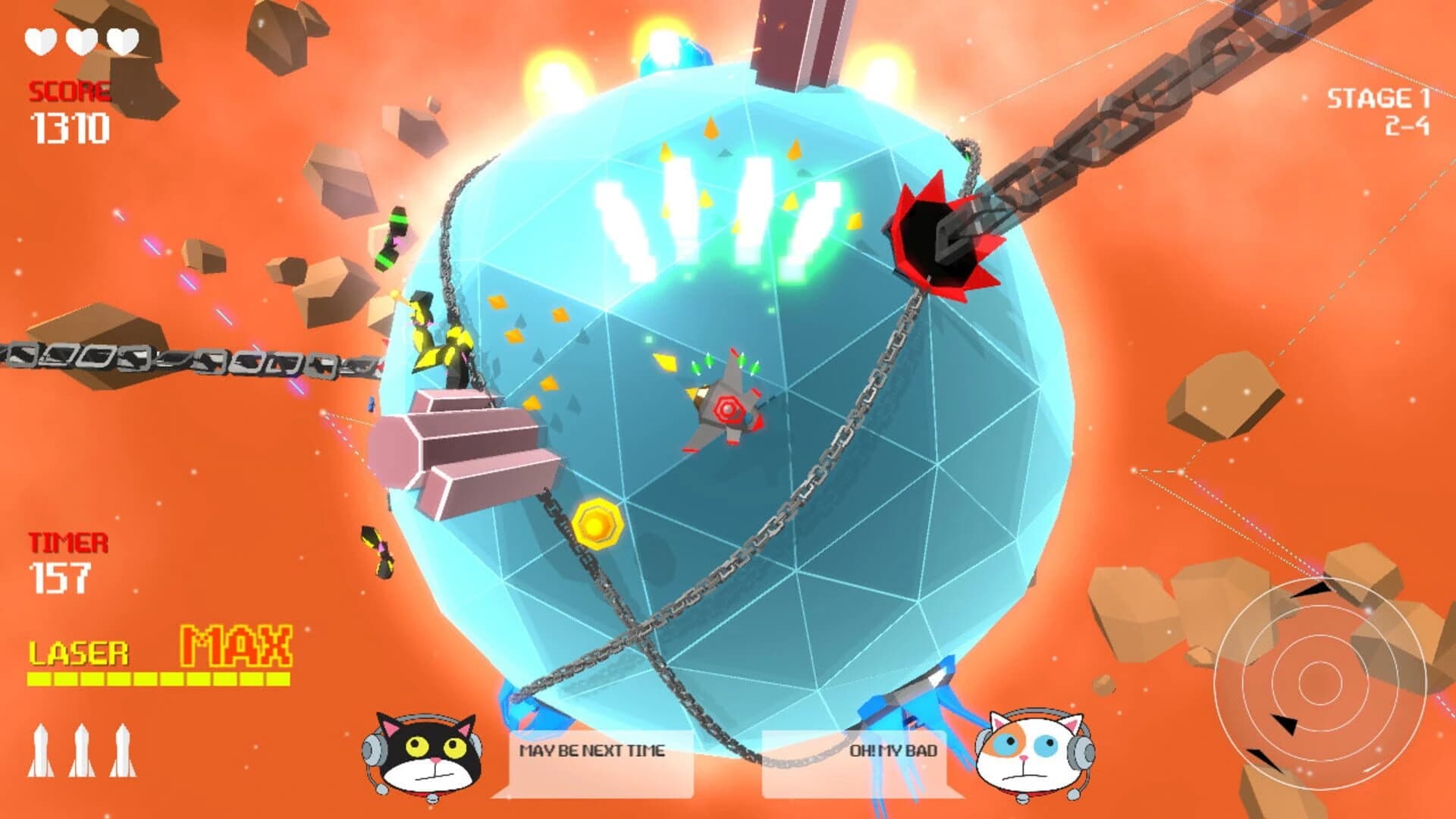 Neko Cosmo Police screenshot 1
