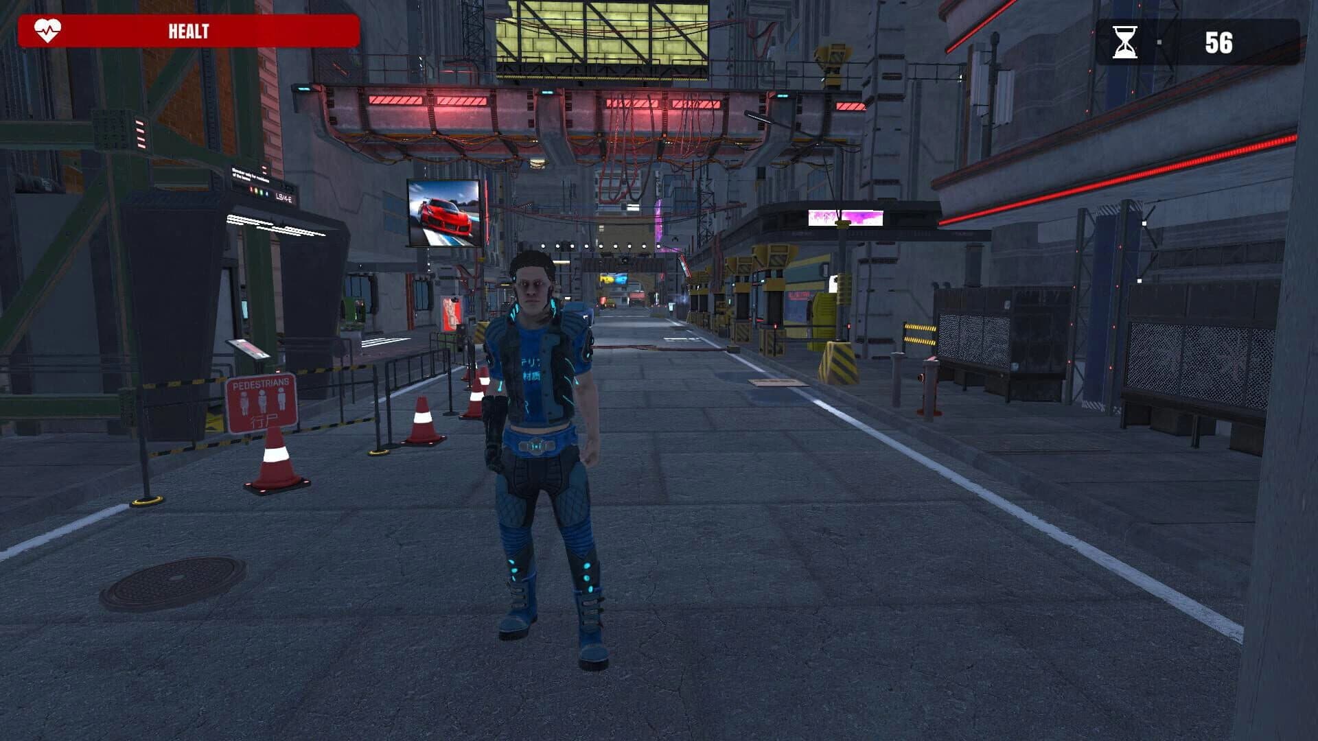 Neon City Climbing Simulator screenshot 3