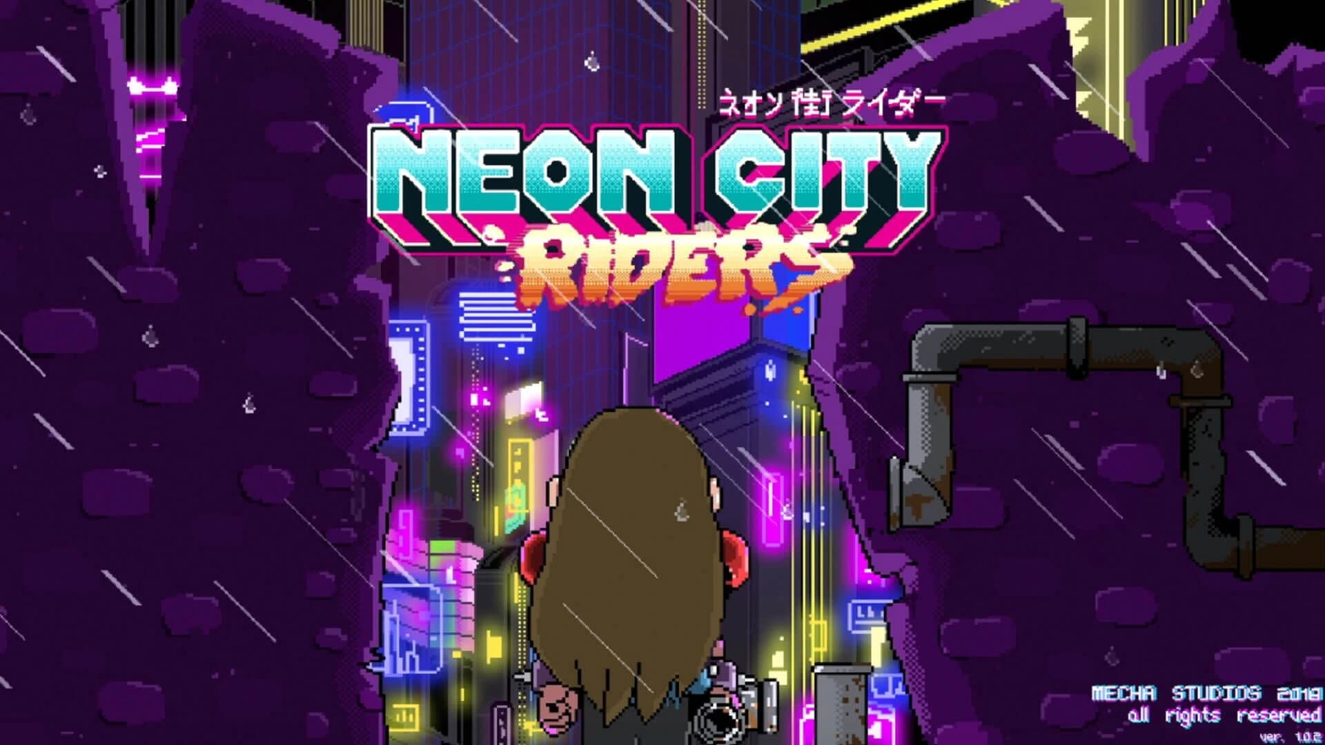 Neon City Riders: Super-Powered Edition screenshot 1