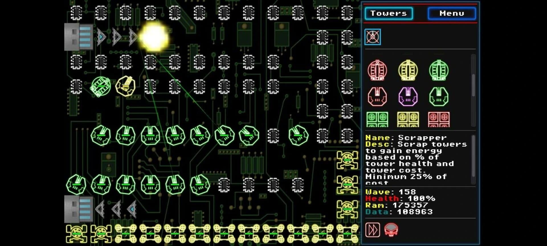 Neon D-Fence Remaster screenshot 4