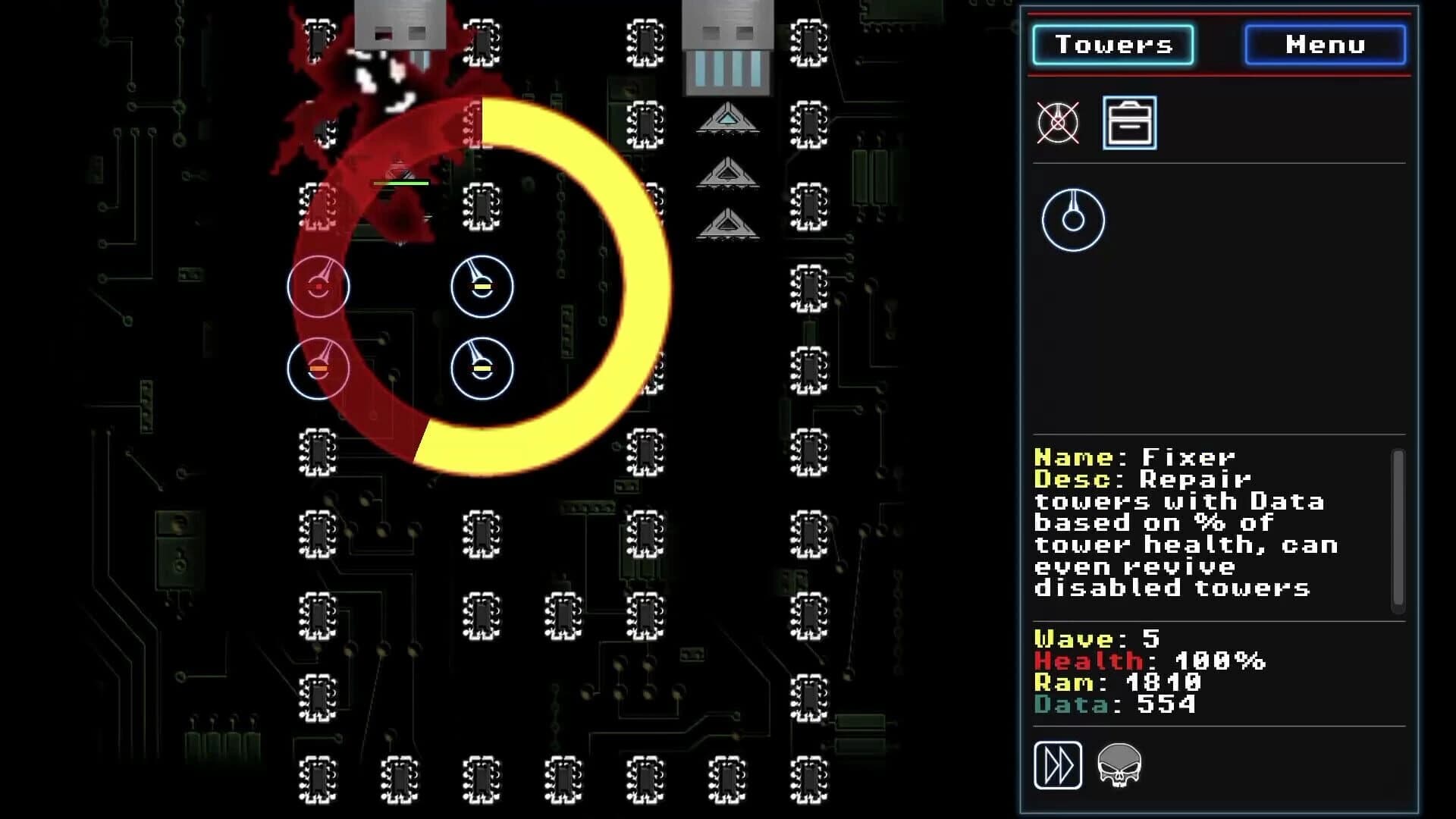 Neon D-Fence Remaster screenshot 2