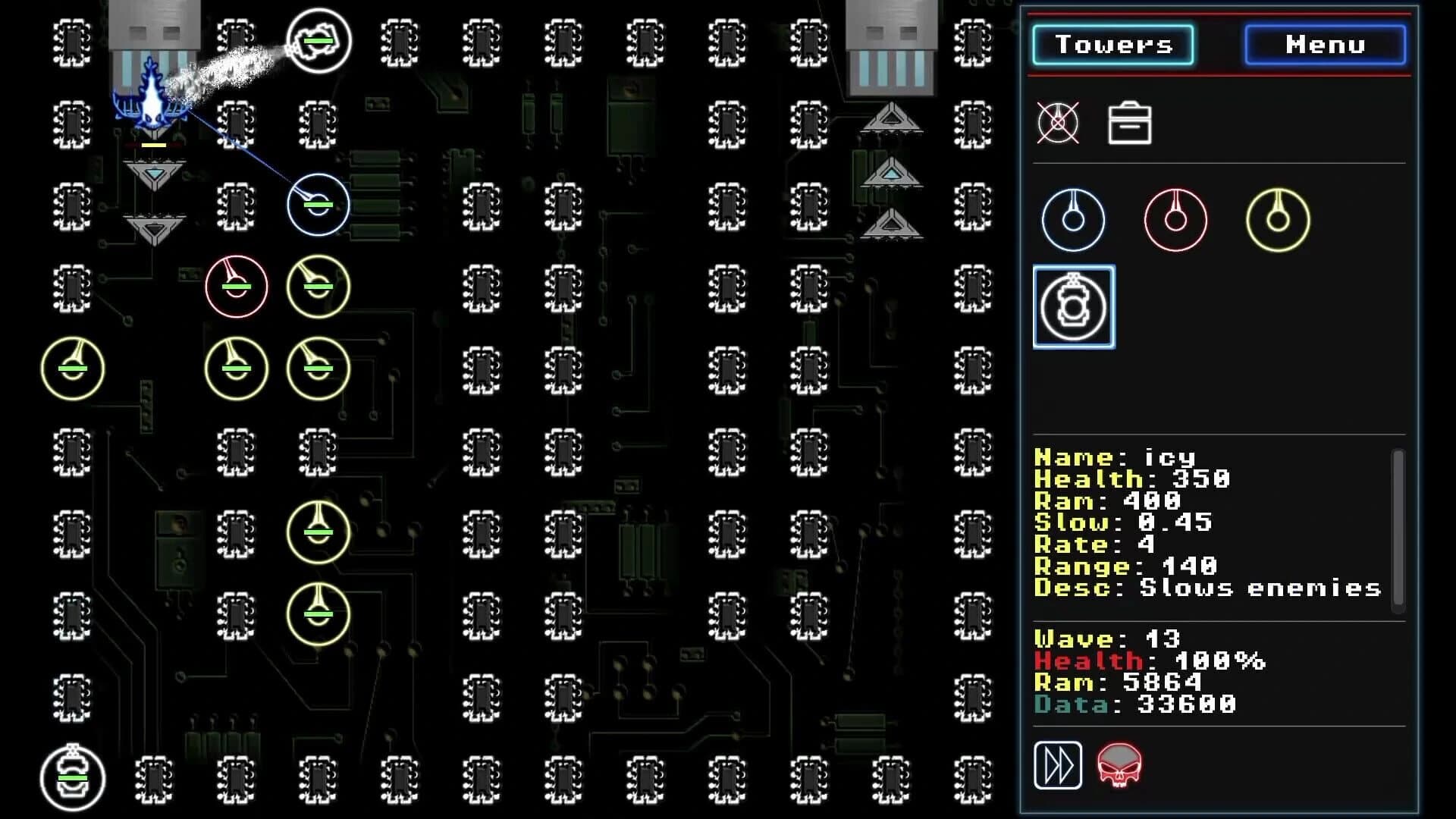 Neon D-Fence Remaster screenshot 3