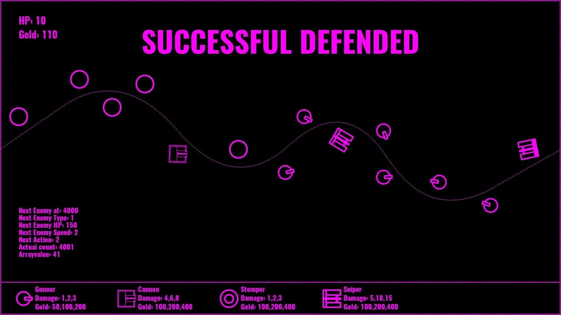 Neon Defense 1 : Pink Power screenshot 4