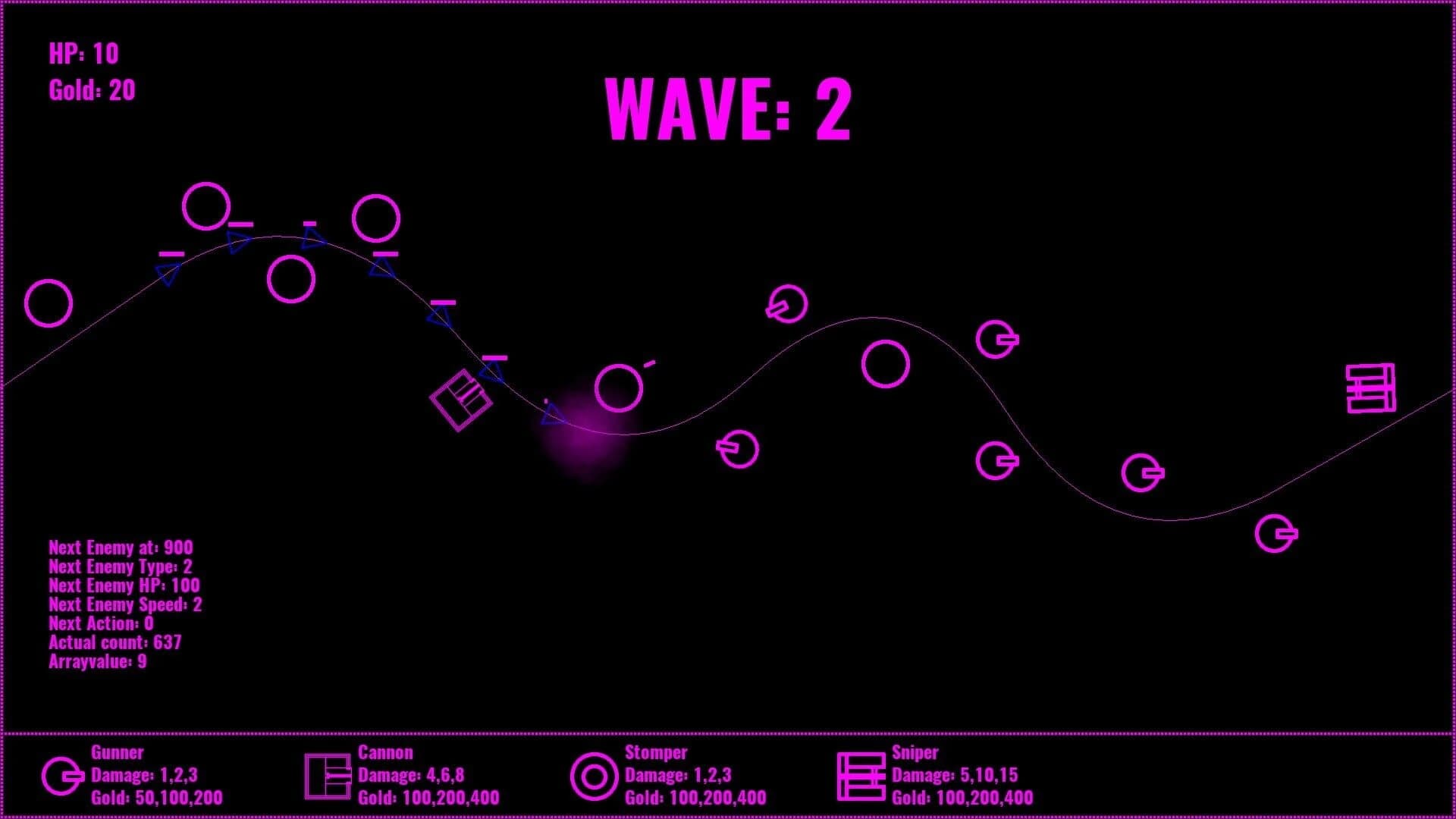 Neon Defense 1 : Pink Power screenshot 3