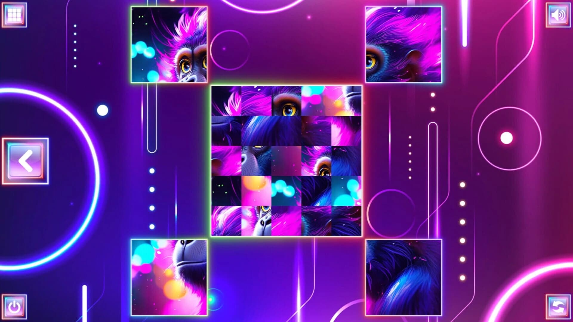 Neon Fantasy: Monkeys screenshot 2