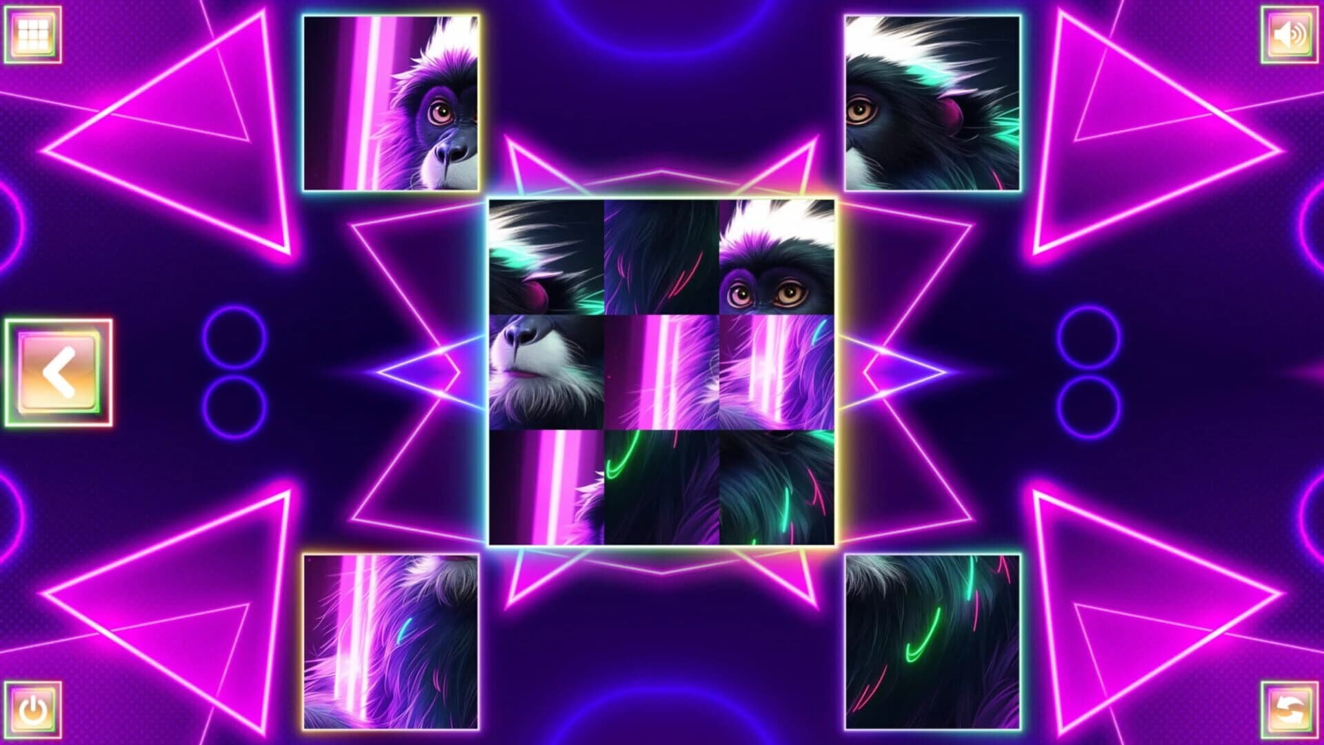 Neon Fantasy: Monkeys screenshot 3