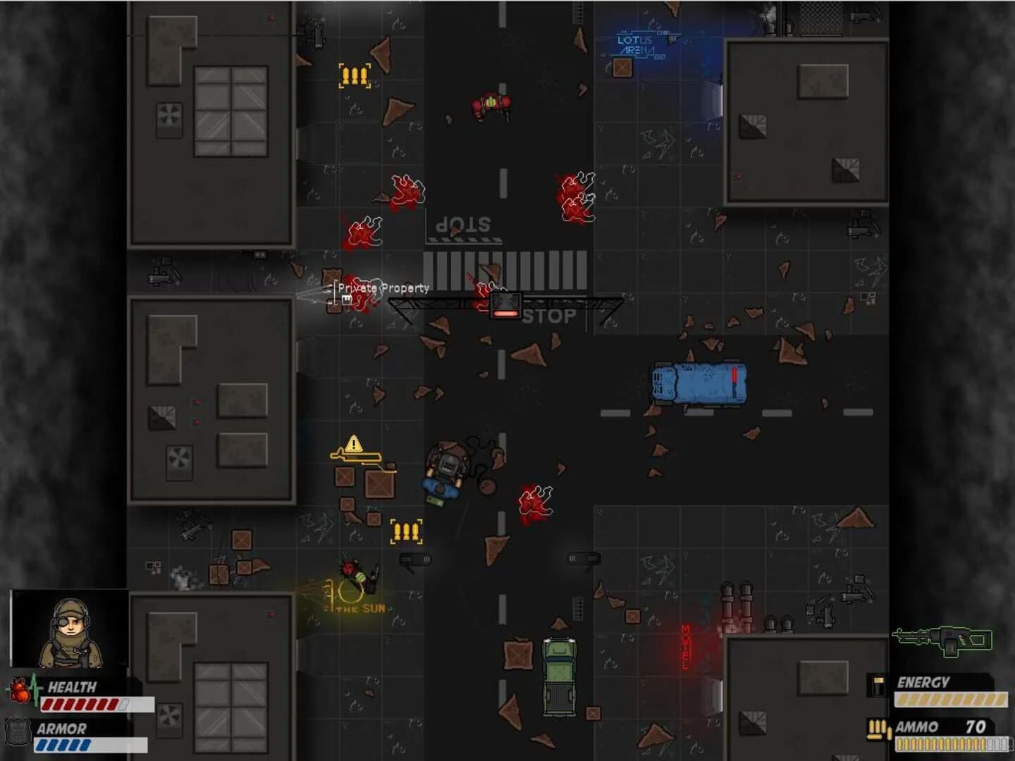 Neon Hardcorps screenshot 1