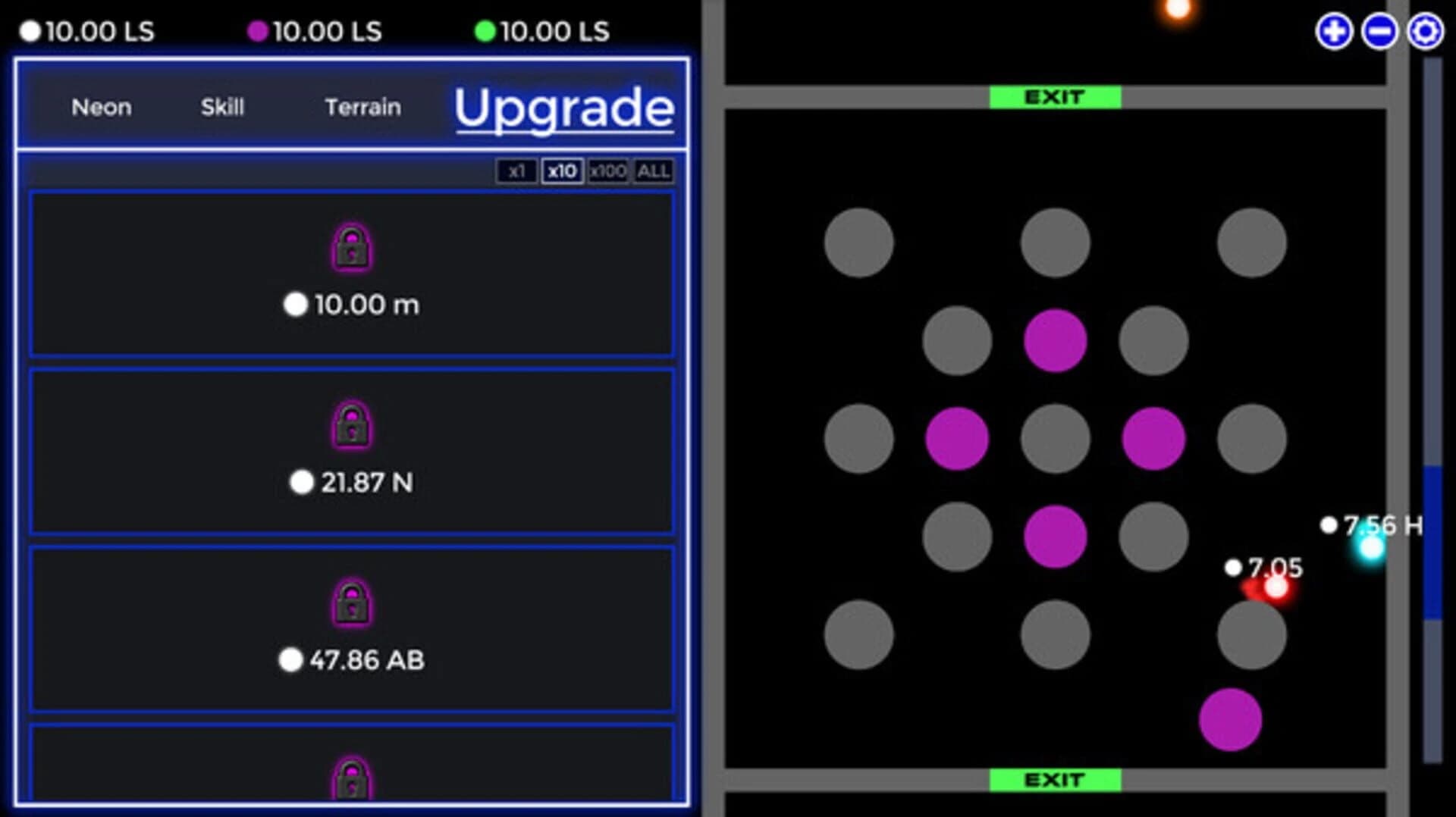 Neon Idle screenshot 1