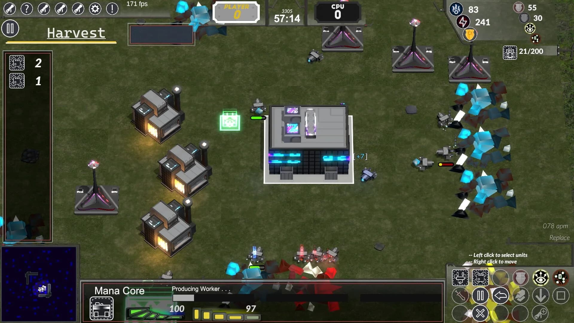 Neon Marble Rust screenshot 2