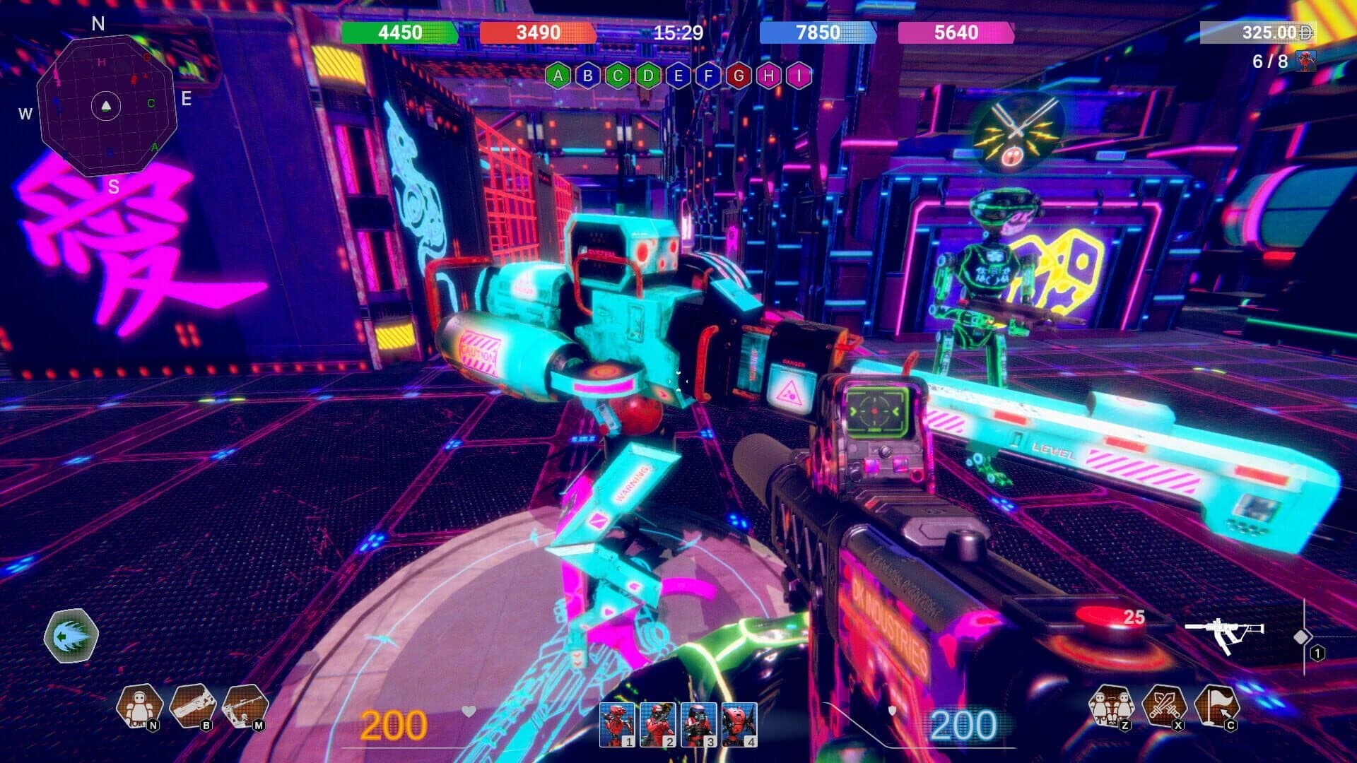 Neon Phonk Robots screenshot 3