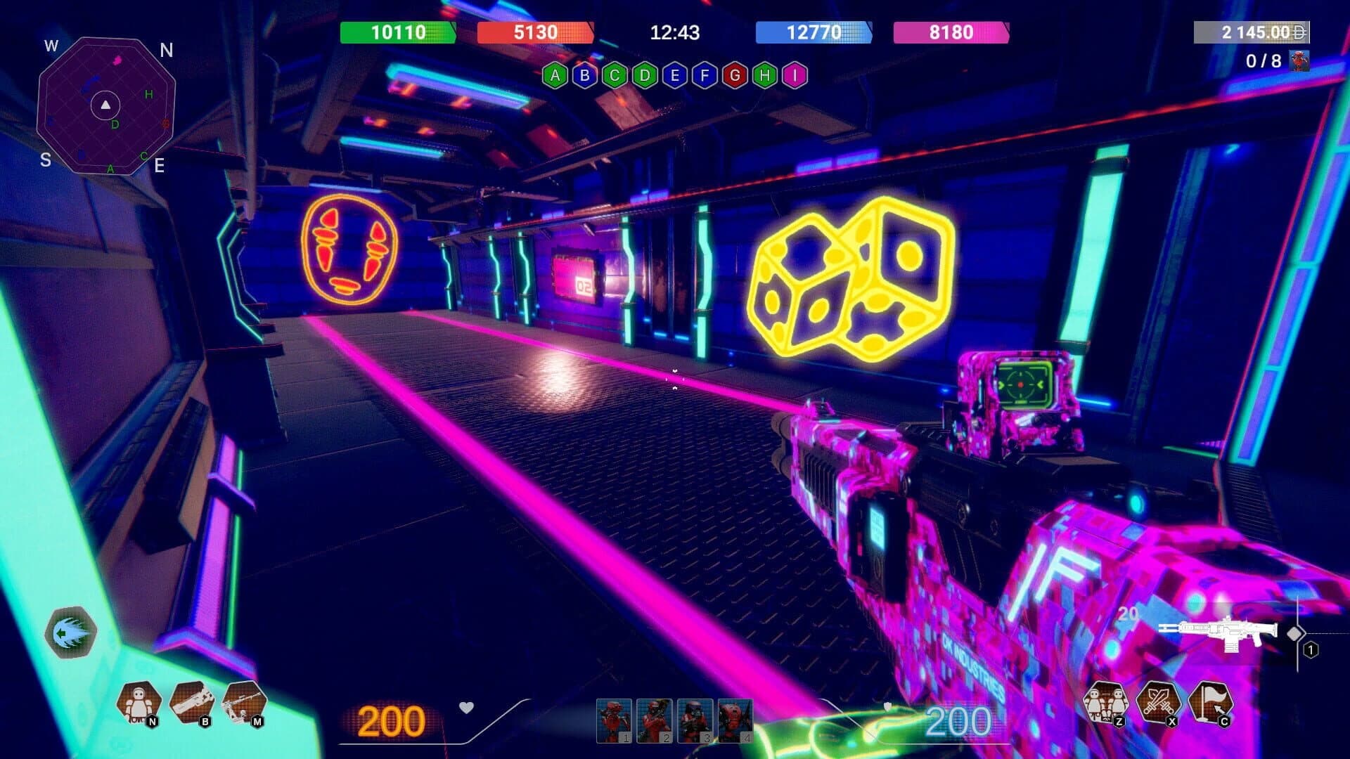 Neon Phonk Robots screenshot 5