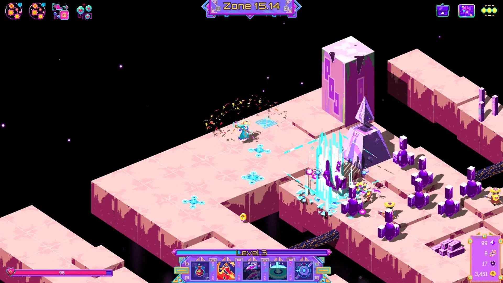 Neon Spellstorm screenshot 3