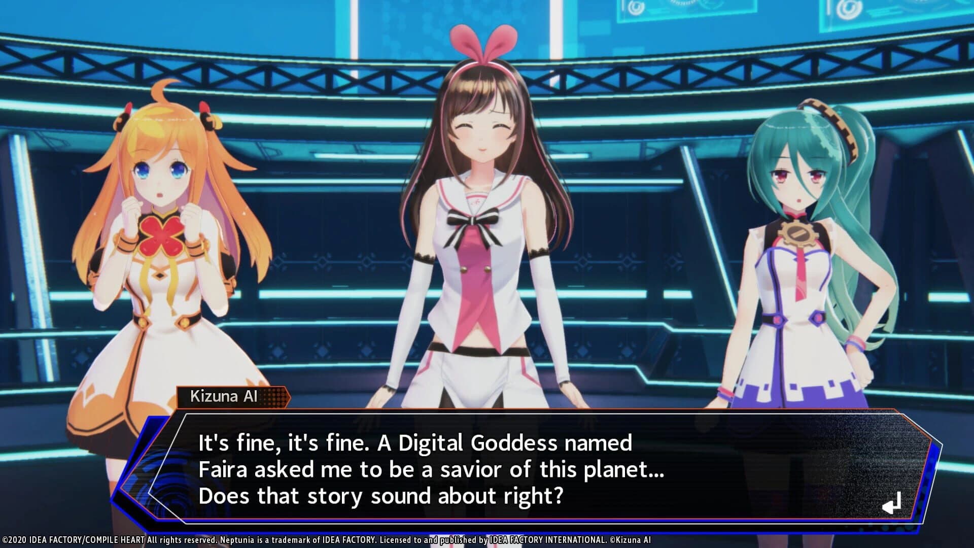 Neptunia: Virtual Stars - Kizuna AI screenshot 5