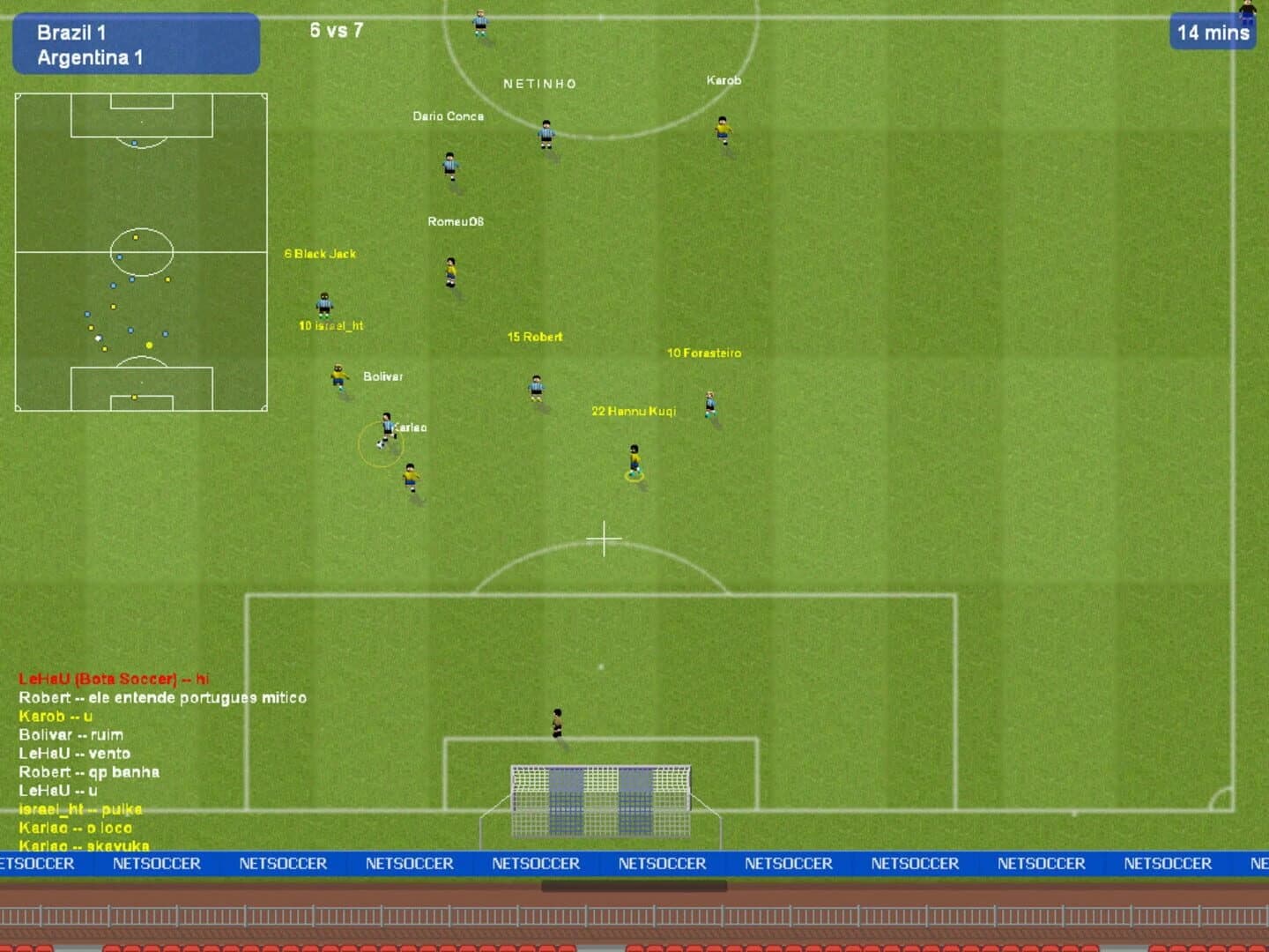 Netsoccer2 screenshot 2