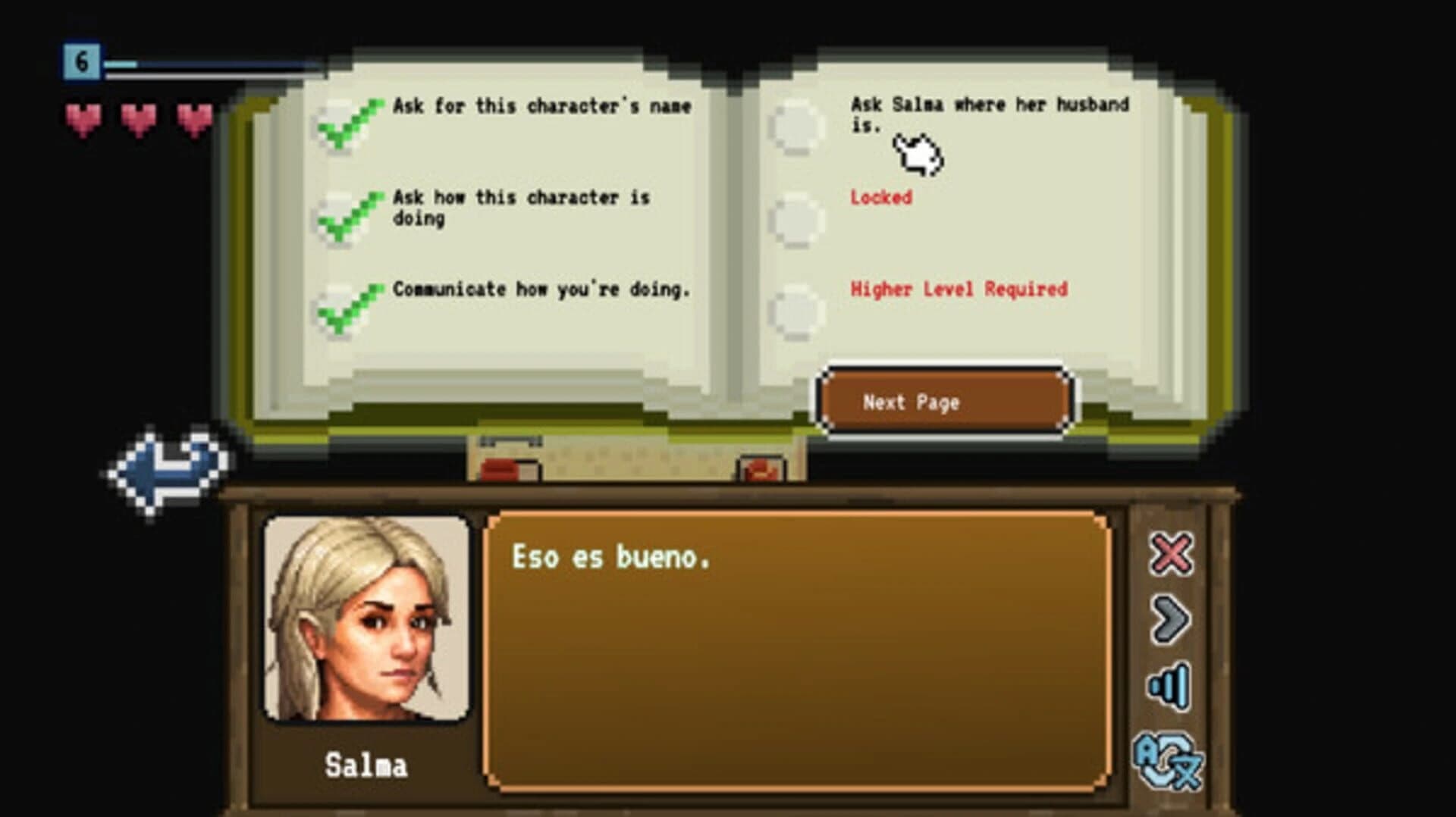 Newcomer: A Language Learning RPG screenshot 3