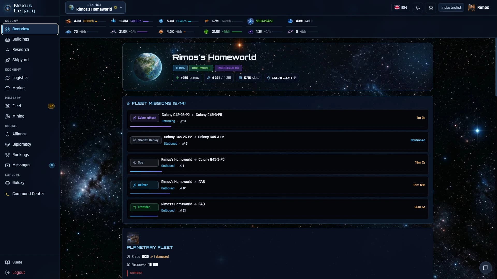 Nexus Legacy screenshot 1