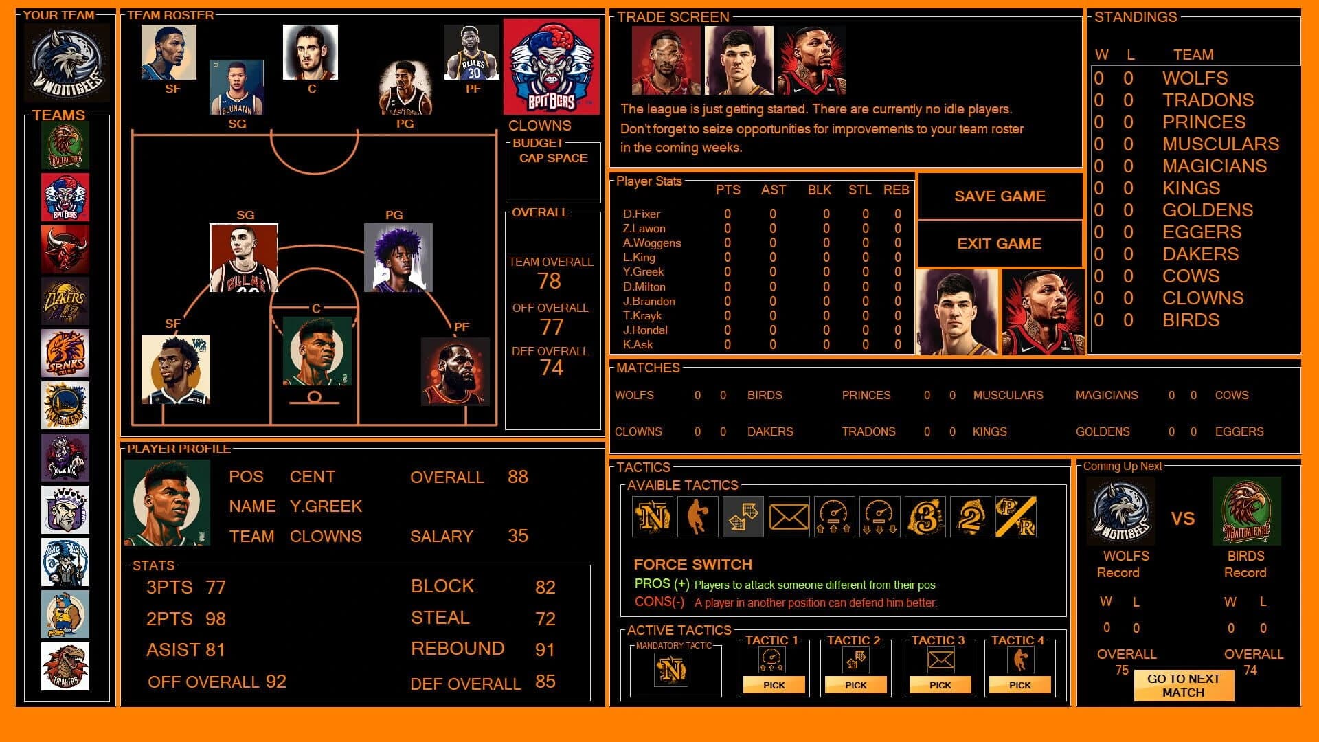 NFBL: National Fantasy Basketball League screenshot 3
