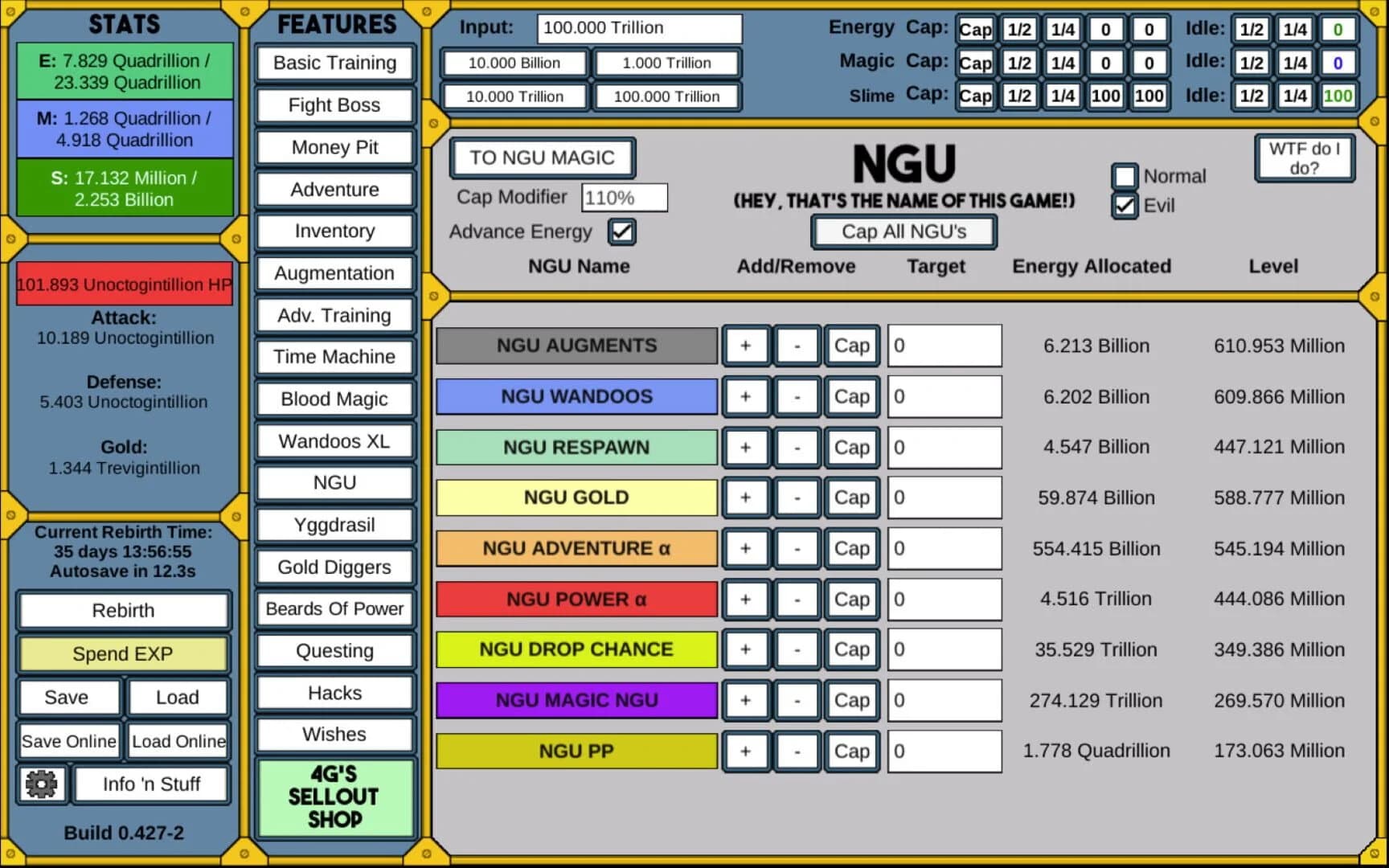 NGU Idle screenshot 3