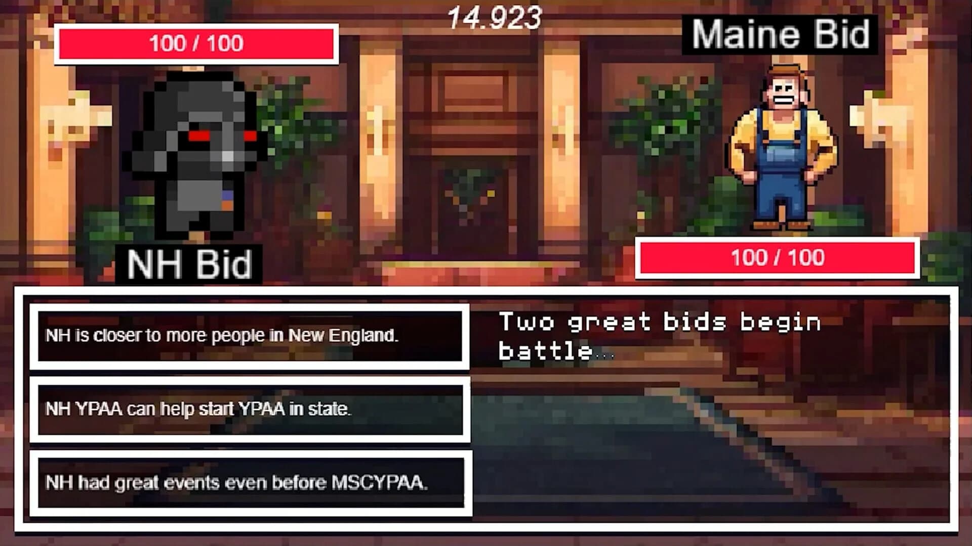 NH Bid at MSCYPAA: The Game screenshot 2
